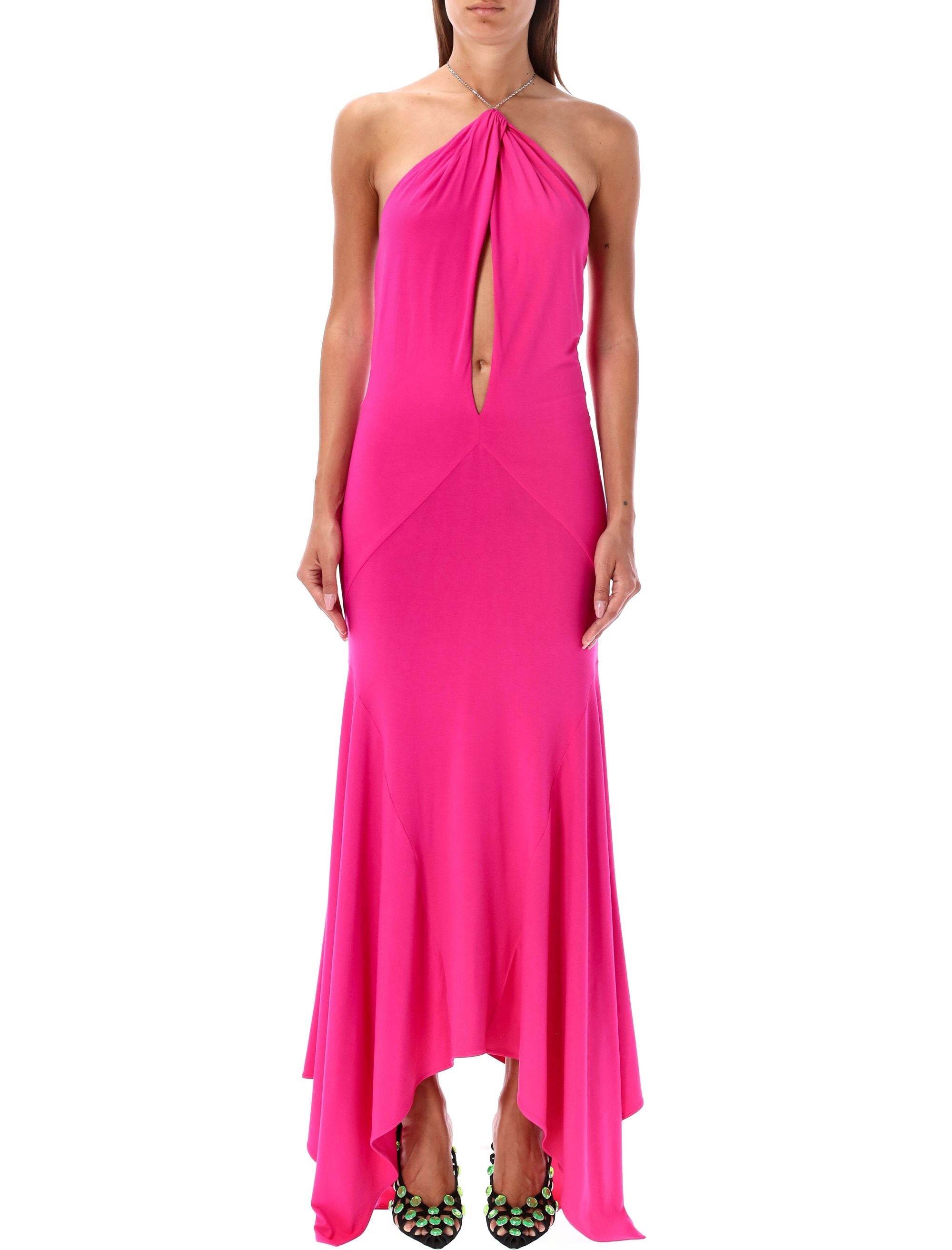 THE ATTICO Feminine Long T-Shirt Dress - Size 40