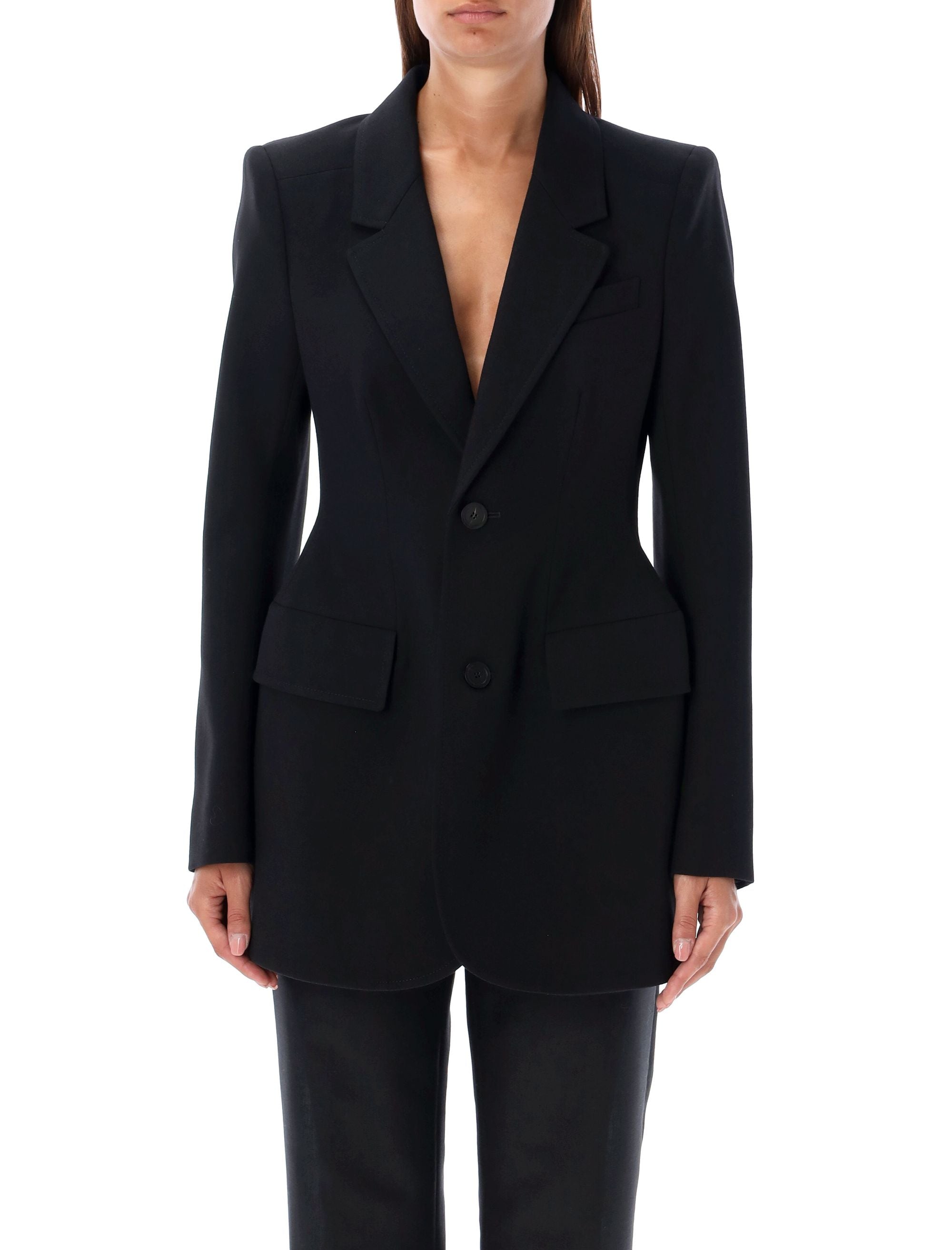 BALENCIAGA Hourglass Women's Wool Blazer