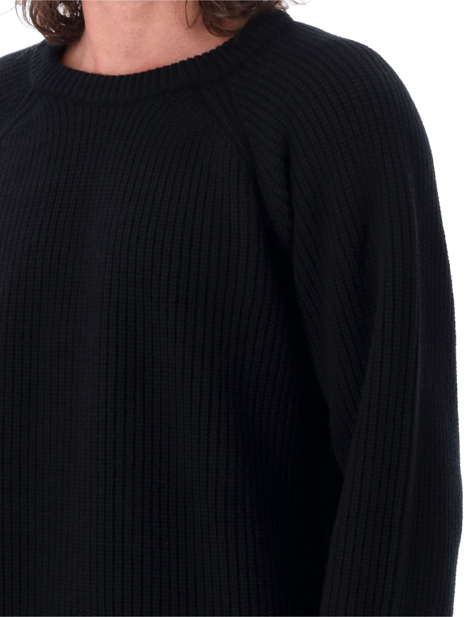 VALENTINO GARAVANI Relaxed Fit Ribbed Sweater - Size L