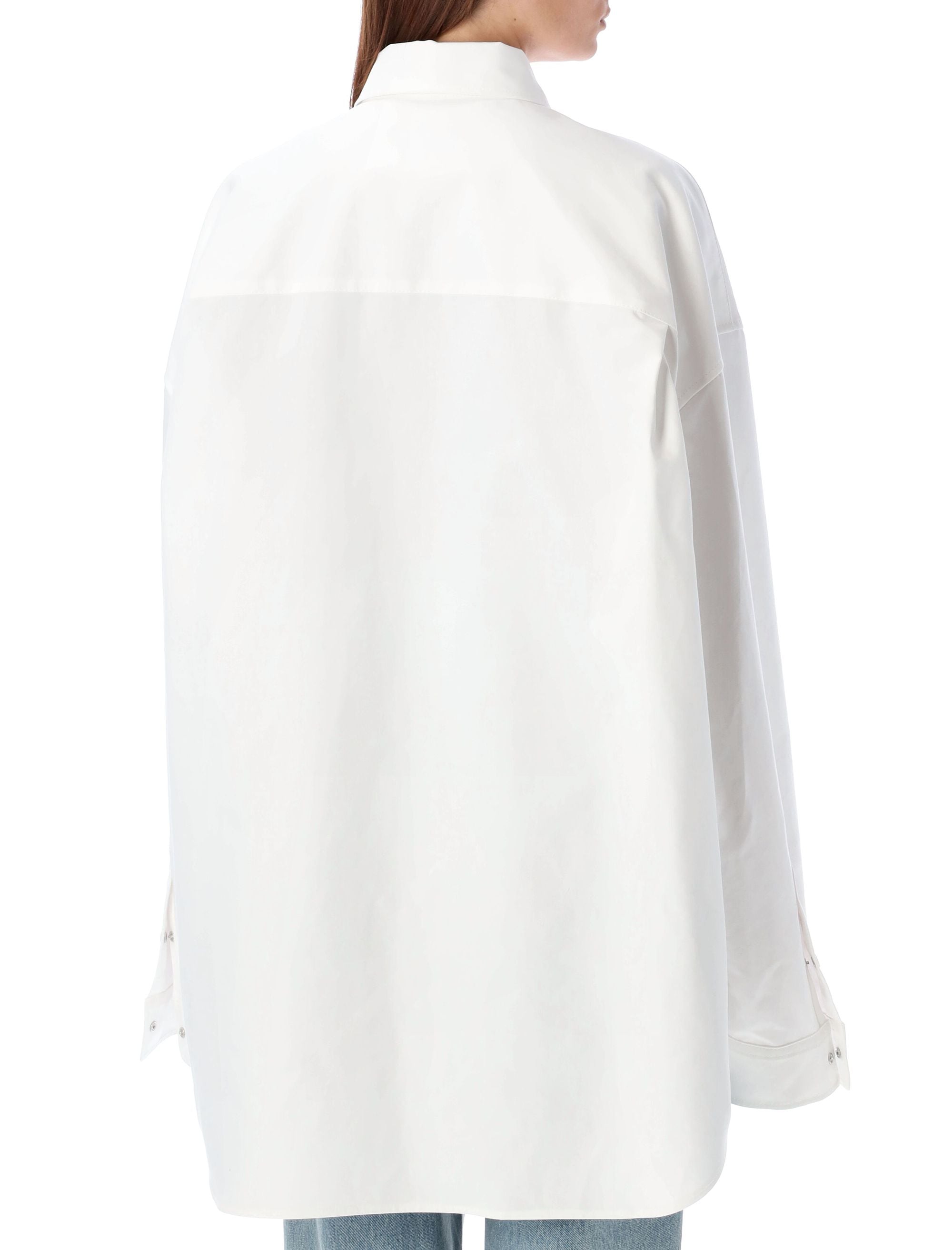 BALENCIAGA Oversized Poplin Shirt for Women