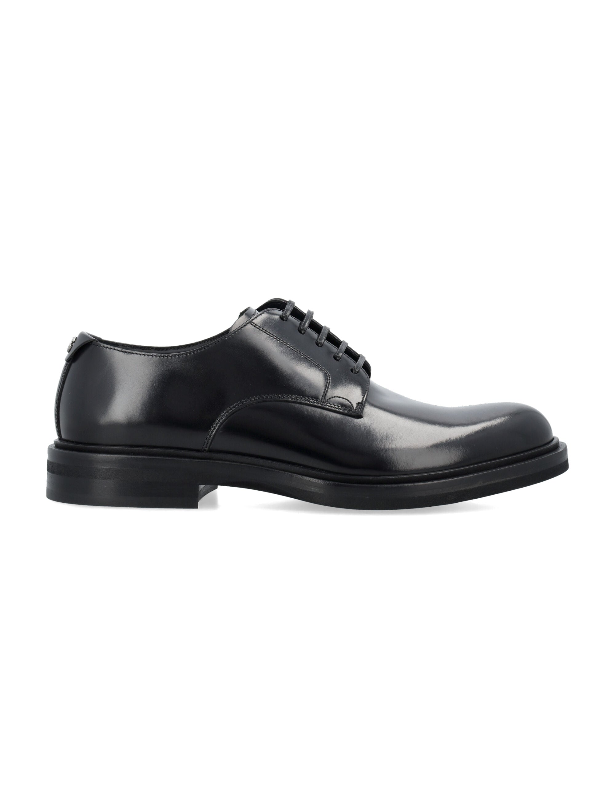 DOLCE & GABBANA Classic Lace-Up Derby Dress Shoes for Men