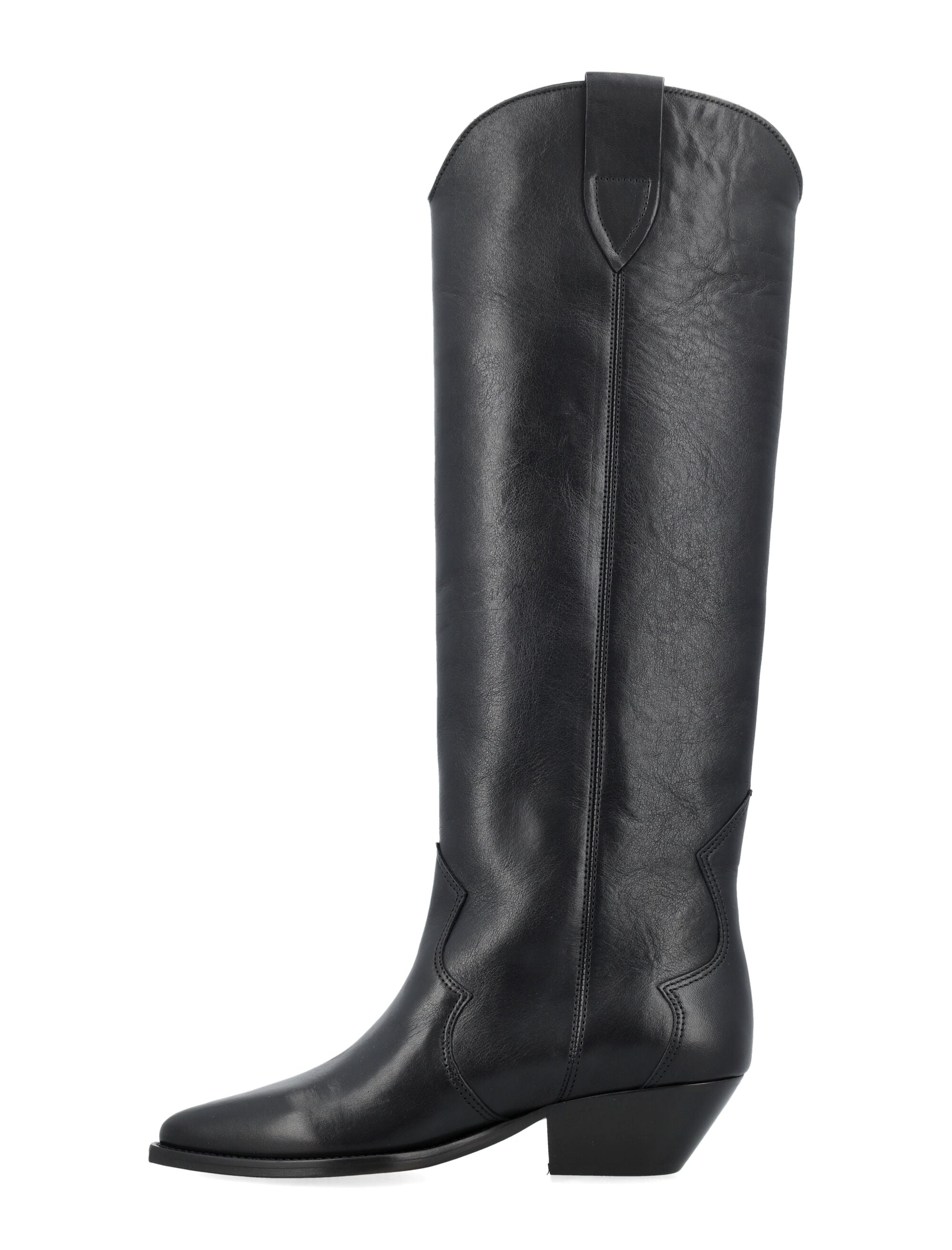 ISABEL MARANT Knee-High Leather Cowboy Boots