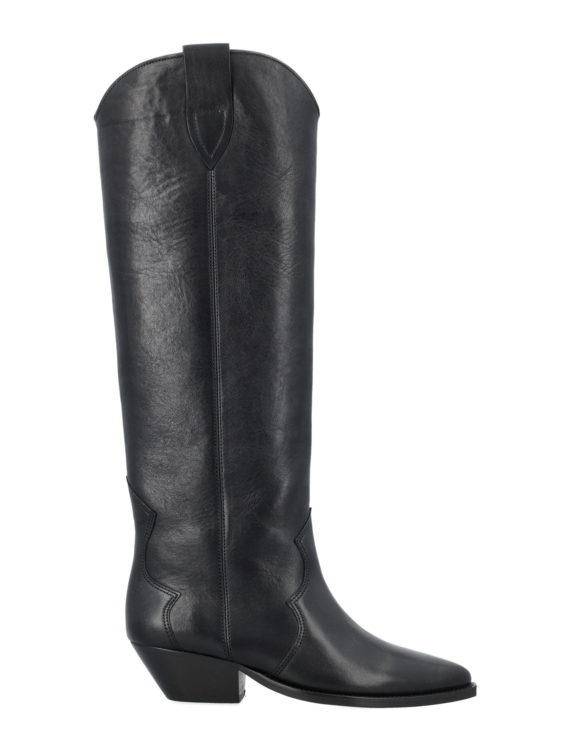 ISABEL MARANT Knee-High Leather Cowboy Boots