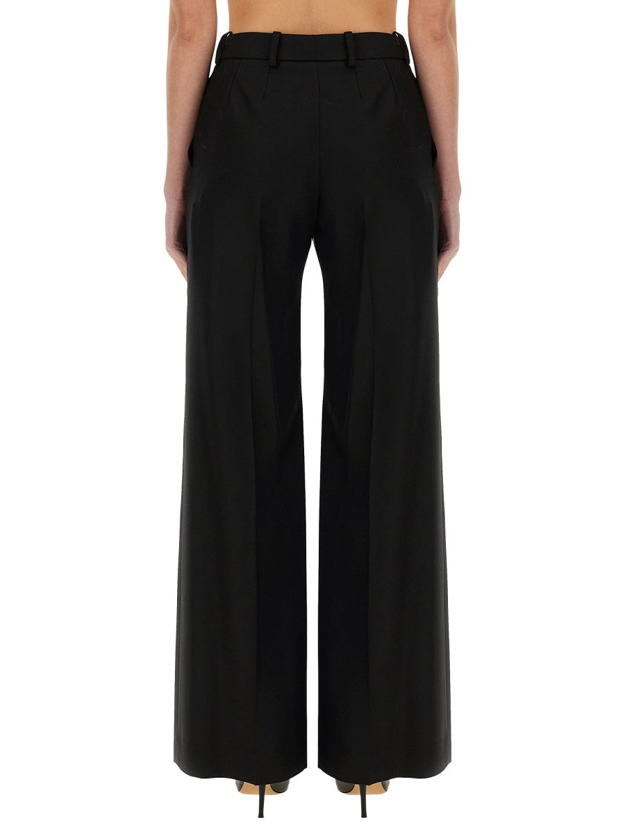 NINA RICCI Wide Gabardine Pants - Regular Fit (Size 36)