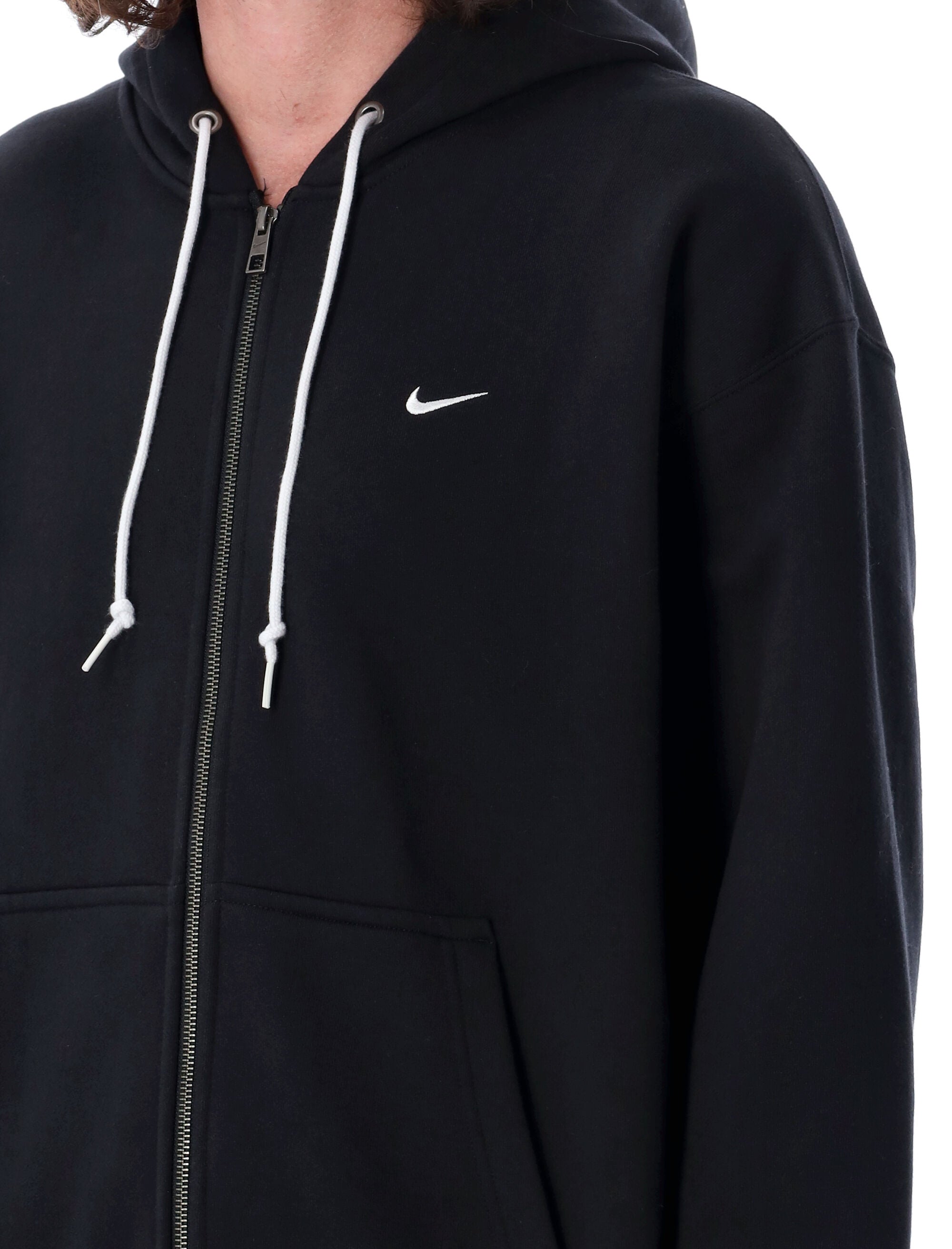 NIKE Men's Relaxed Fit Zip Hoodie with Swoosh - Size L