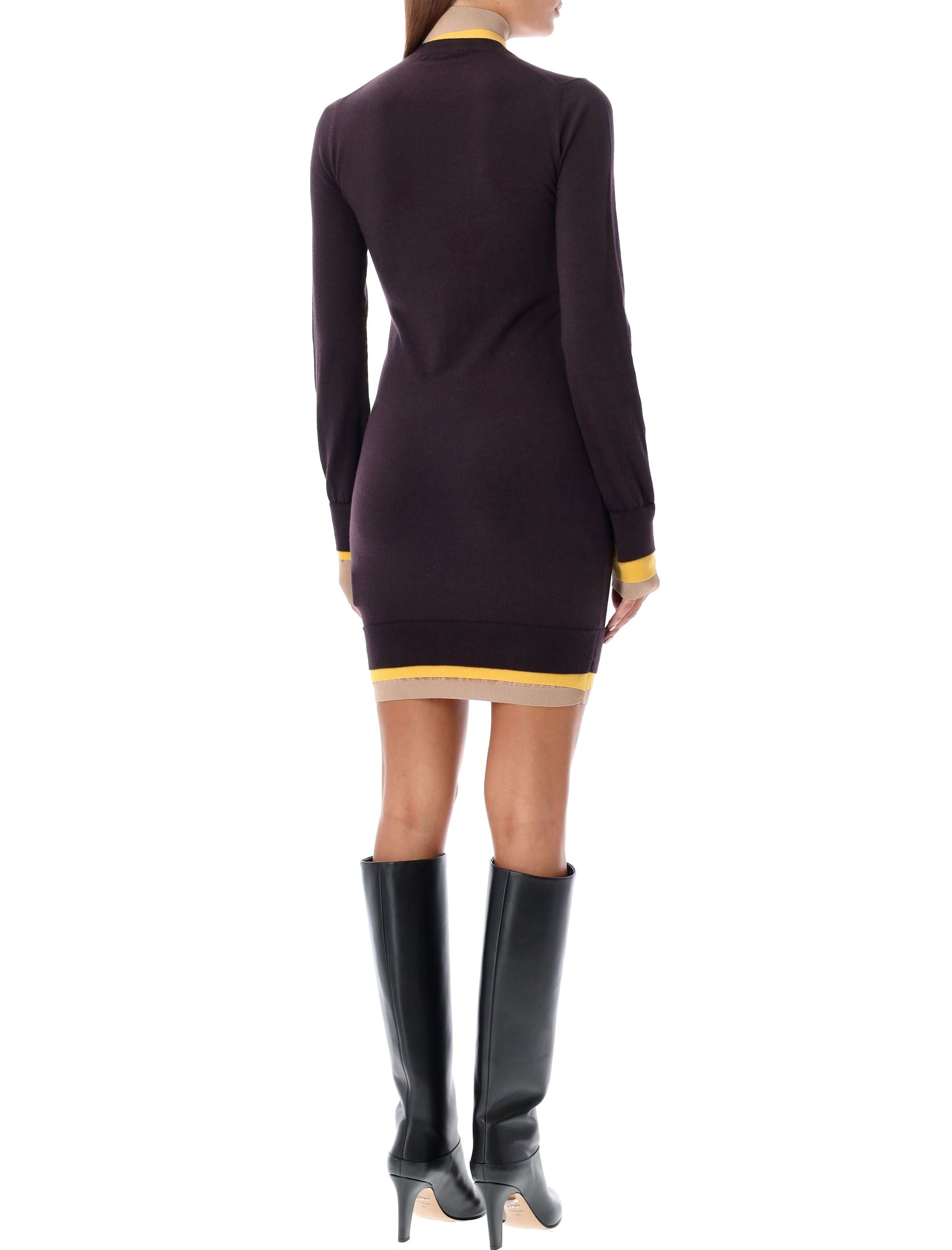 FENDI Chic Multi-Layer Mini Dress - Size 40