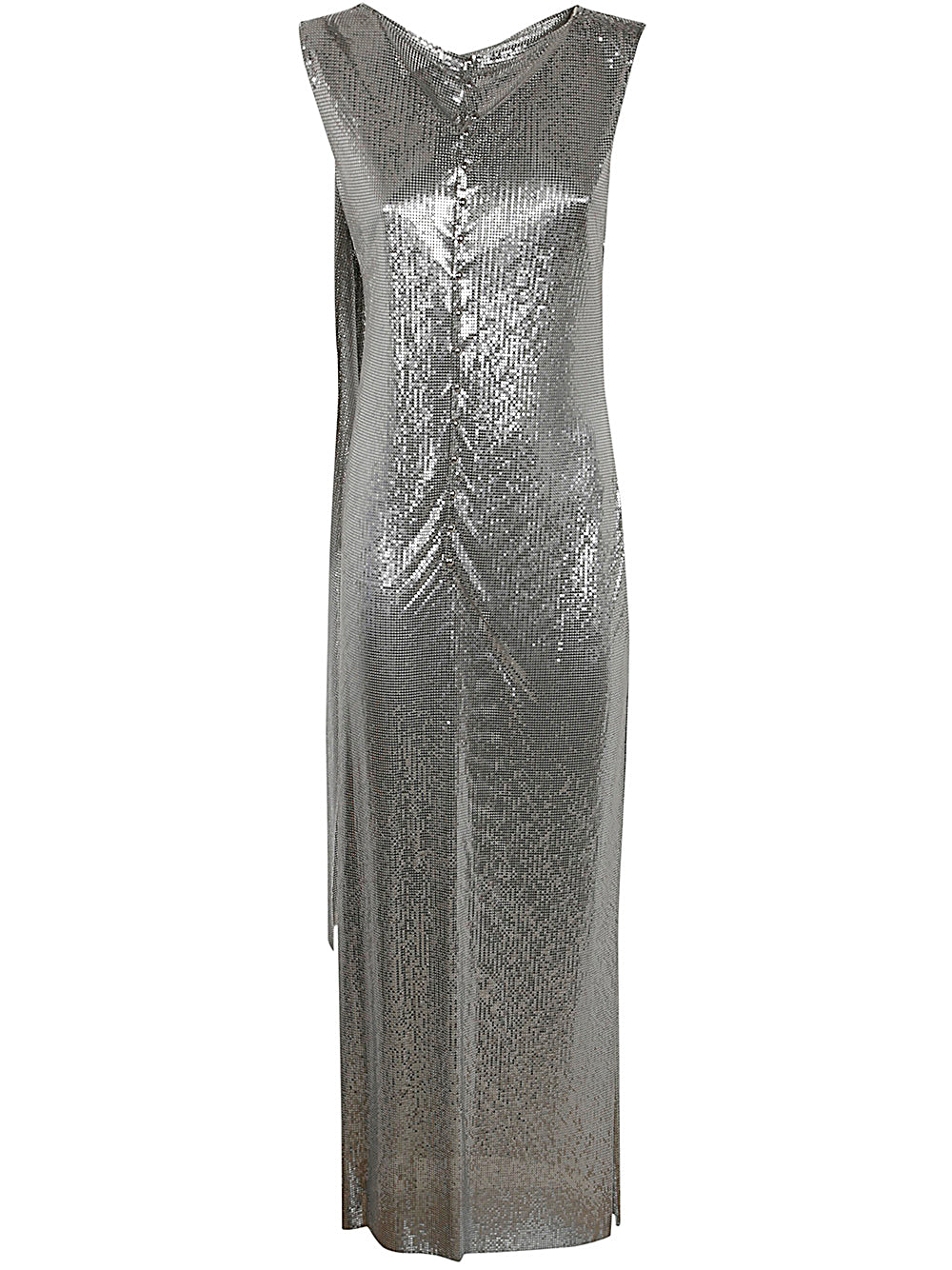 PACO RABANNE Mini Metallic Mesh Robe for Women