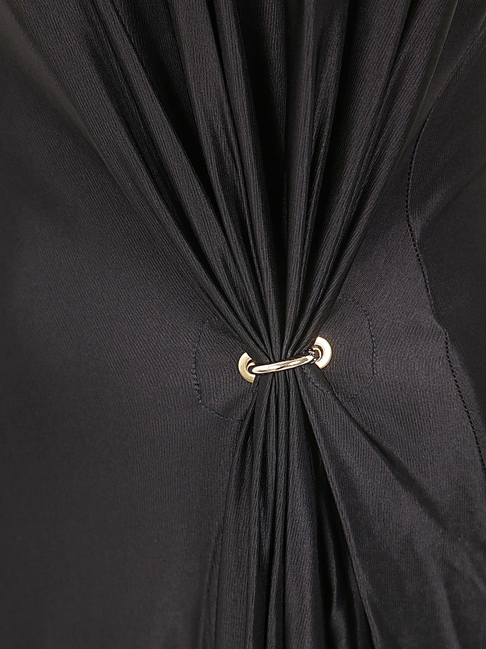 PACO RABANNE Stretch Viscose Draped Front Dress