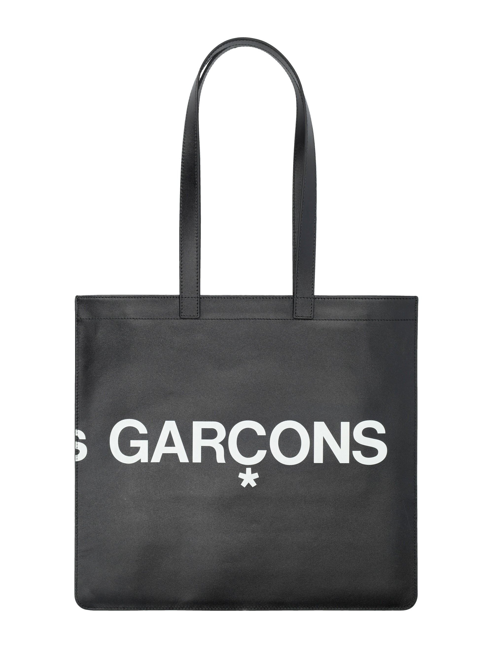 COMME DES GARÇONS WALLET Logo Tote Handbag - 36x33 cm