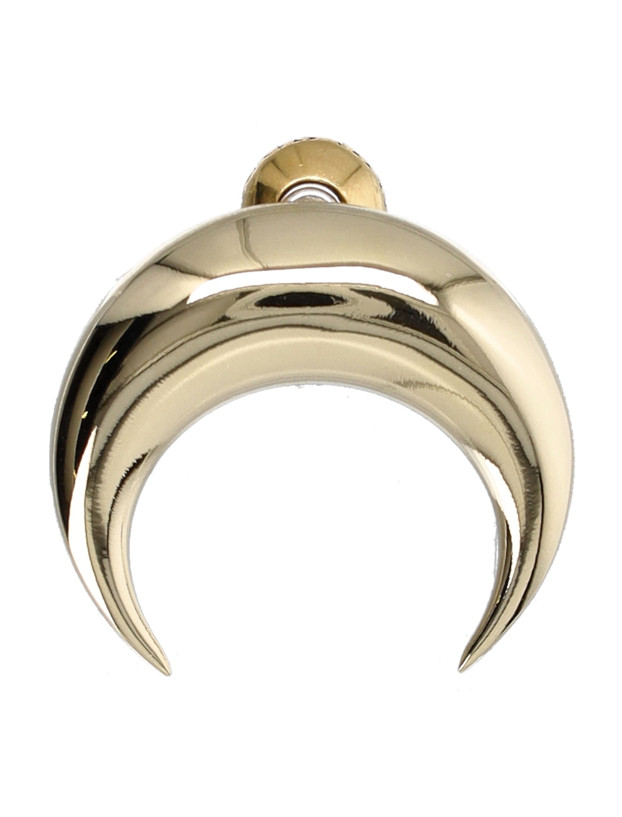 MARINE SERRE Mini Crescent Moon Earrings for Men