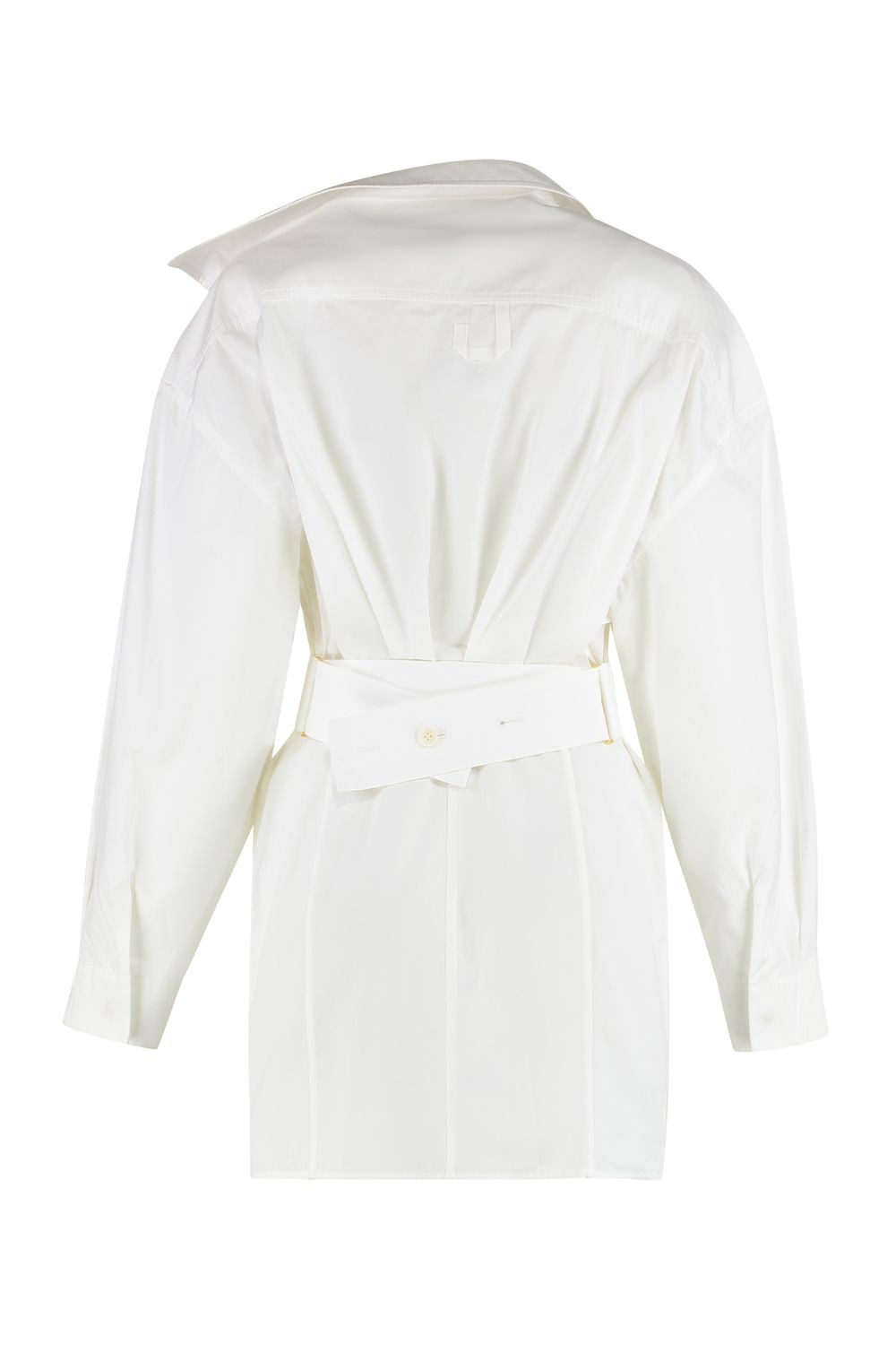JACQUEMUS Women's Mini Shirtdress with Front Pocket