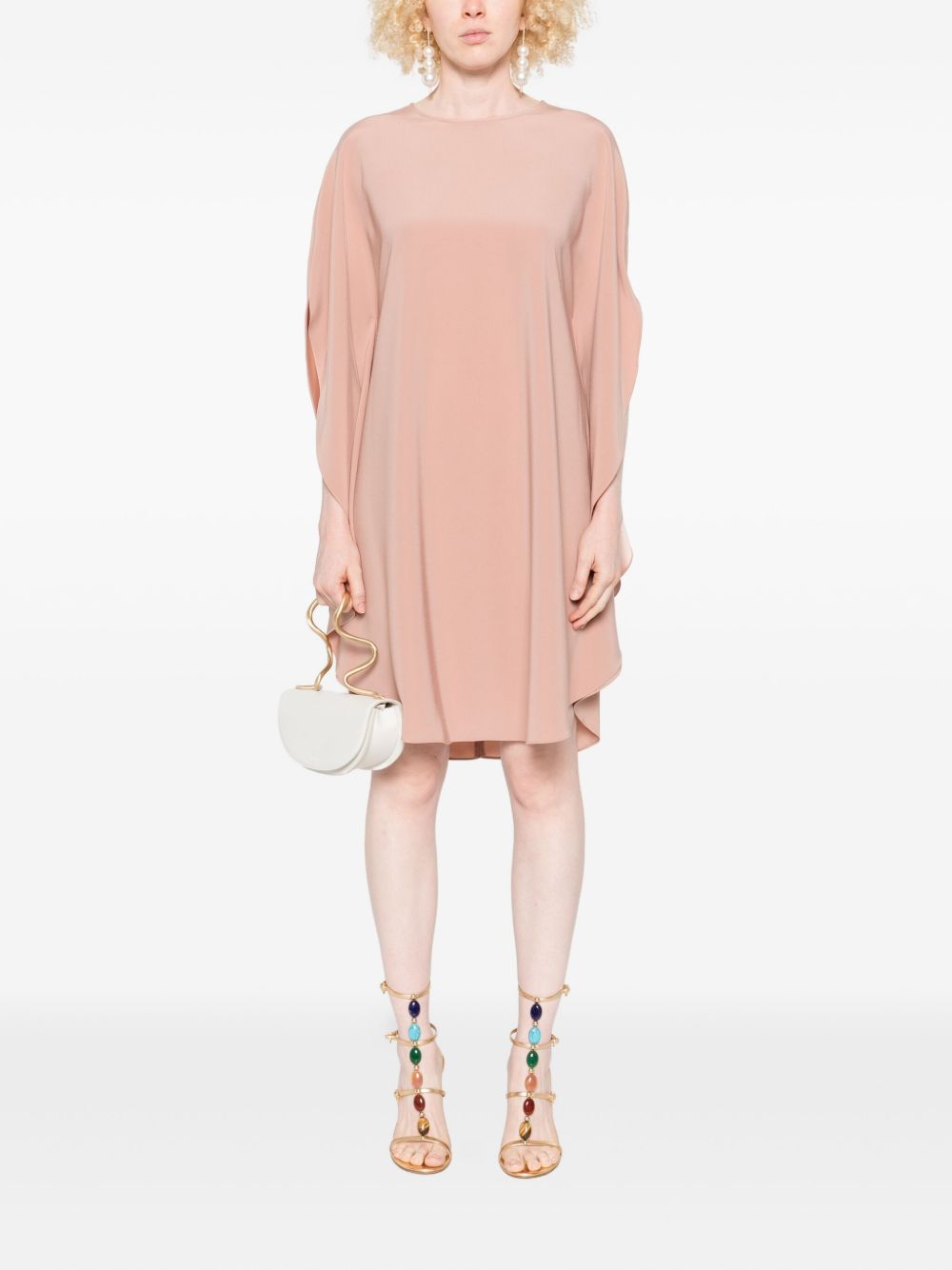 GIANLUCA CAPANNOLO Split Sleeve Mini Dress