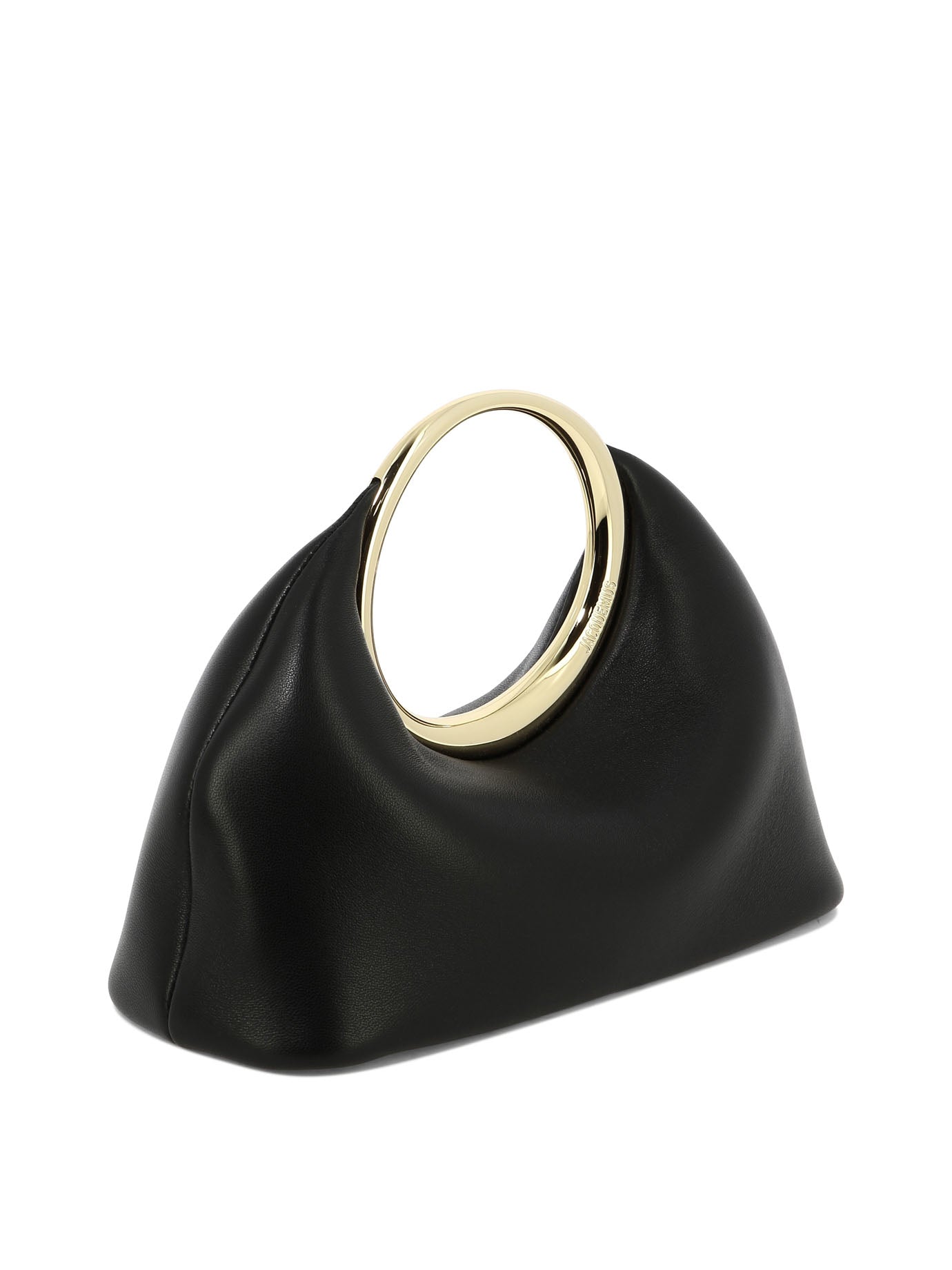 JACQUEMUS Lamb Leather Mini Clutch (22.5X16.5X8.5 CM)