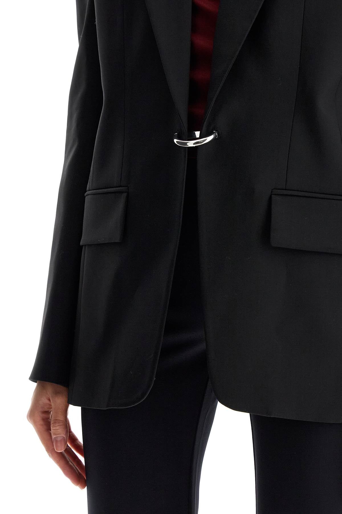 MUGLER Wool Jacket - Mini Design for Women