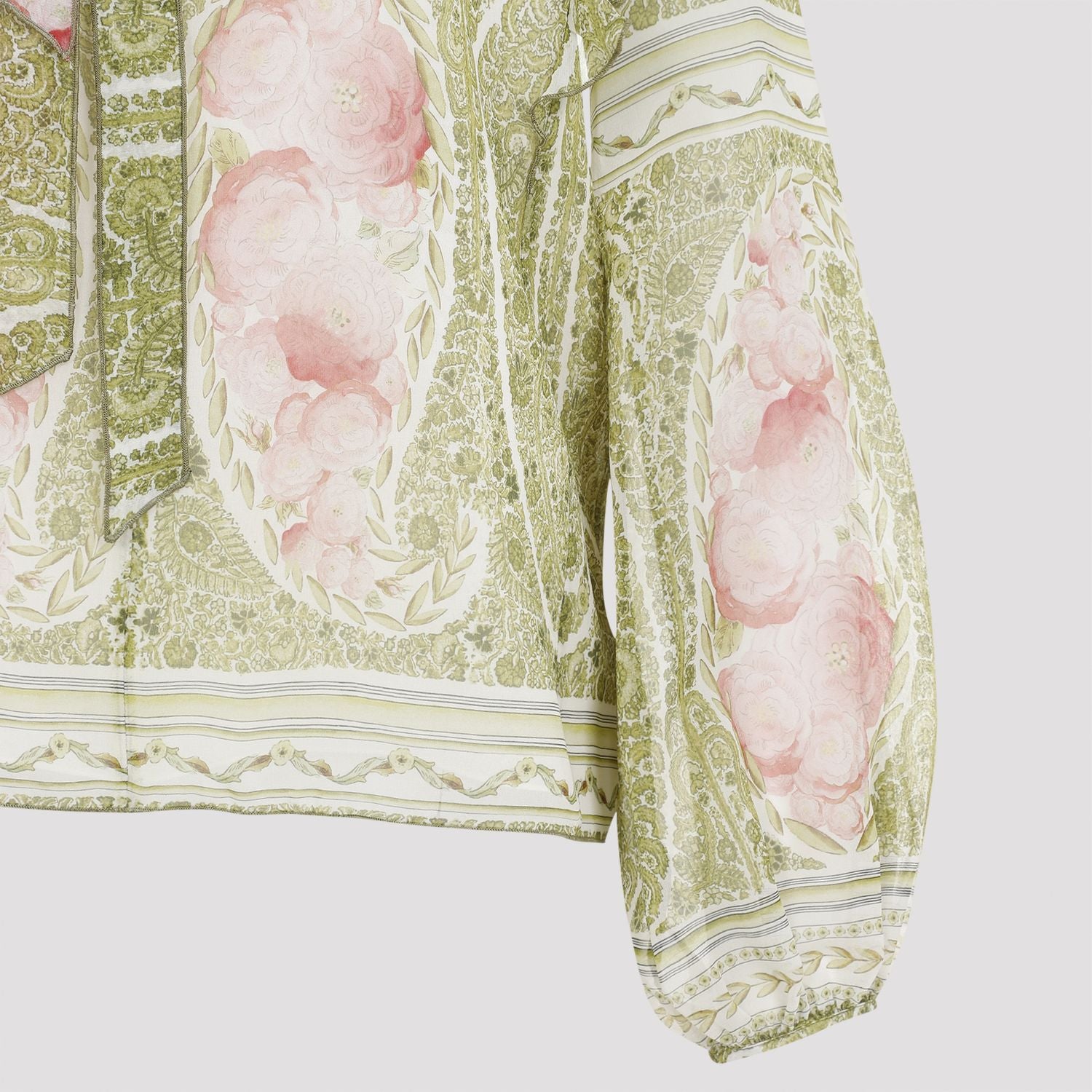 GIAMBATTISTA VALLI Printed Silk Blouse