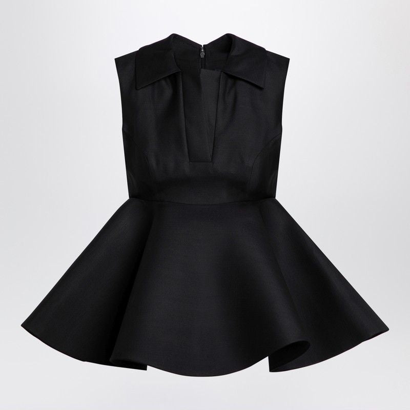 JACQUEMUS Wool and Silk Blend Sleeveless Top