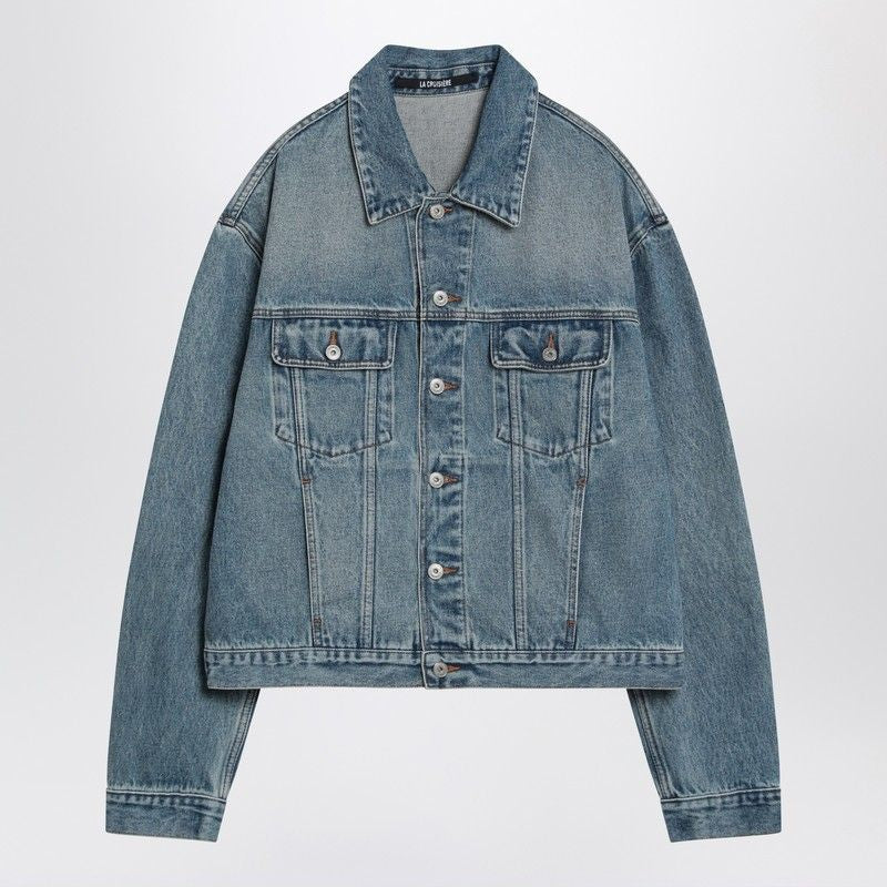 JACQUEMUS Men's Washed Denim Jacket