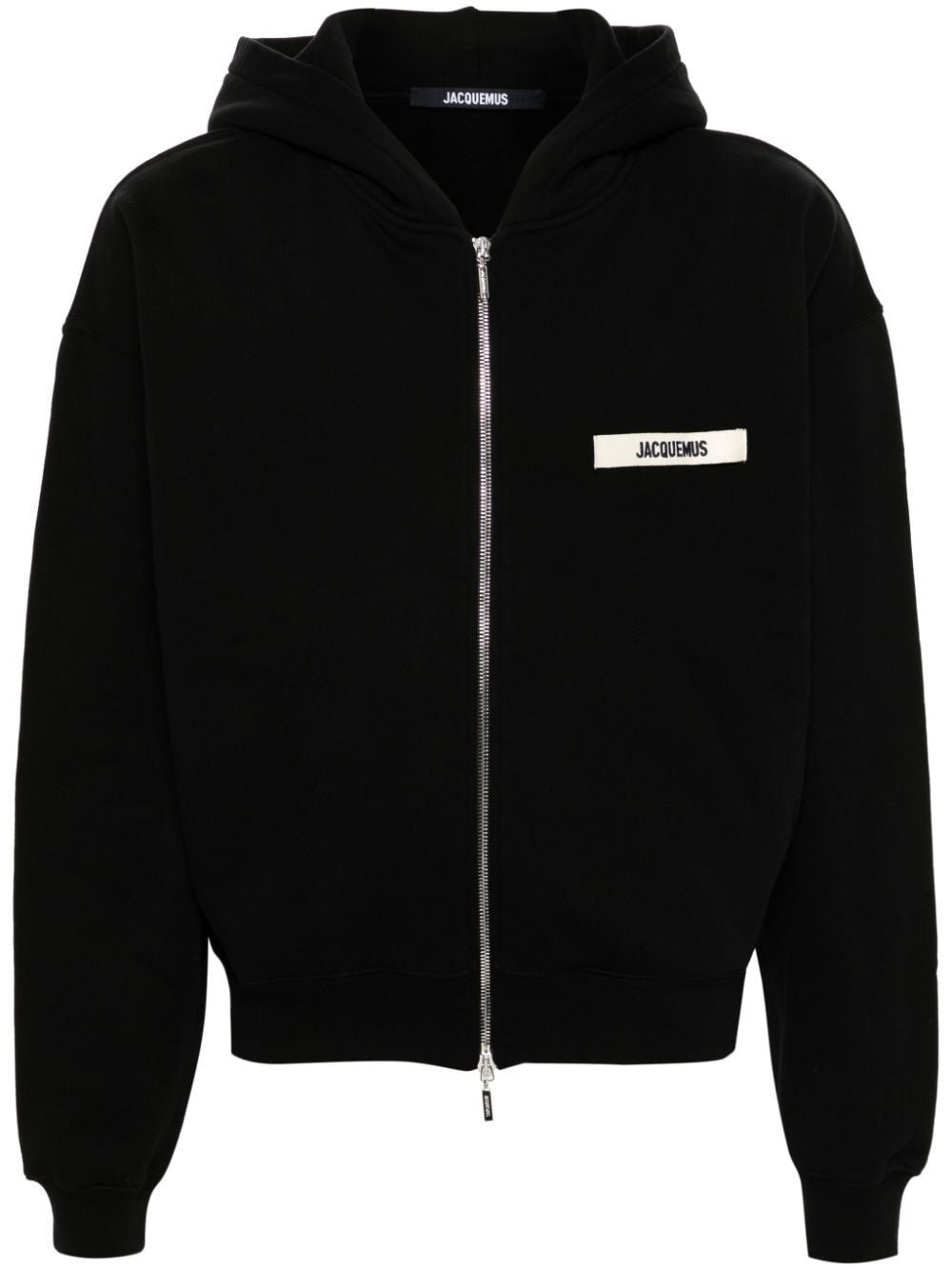 JACQUEMUS Full Zip Cotton Hoodie