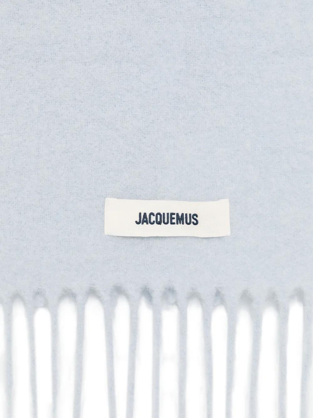 JACQUEMUS Fringed Wool Scarf