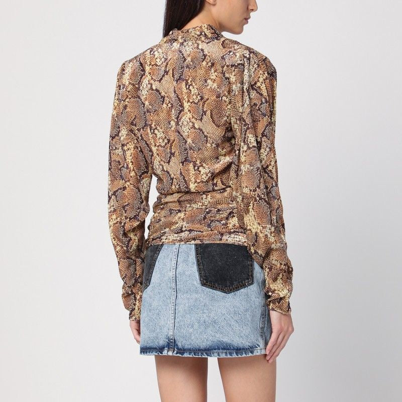 ISABEL MARANT Mini Snake Print Blouse