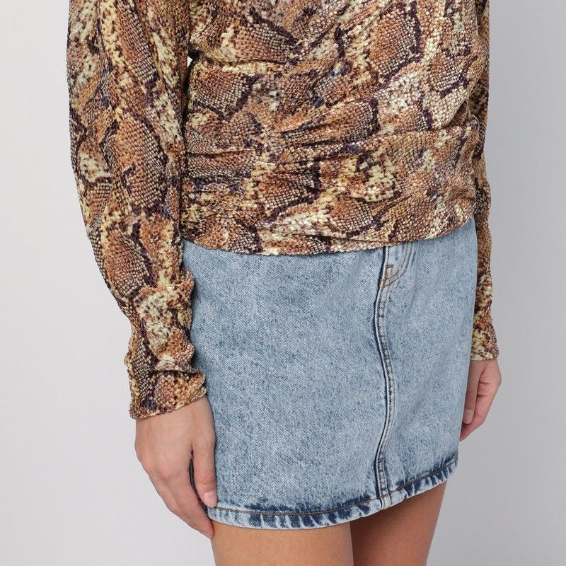 ISABEL MARANT Mini Snake Print Blouse