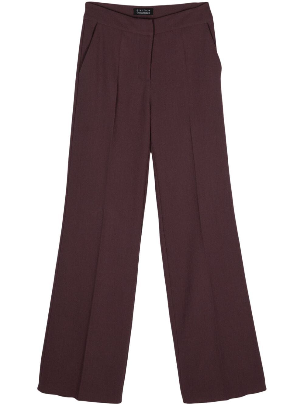 GIANLUCA CAPANNOLO Chic Wool Pants for Women - Fall/Winter 2024