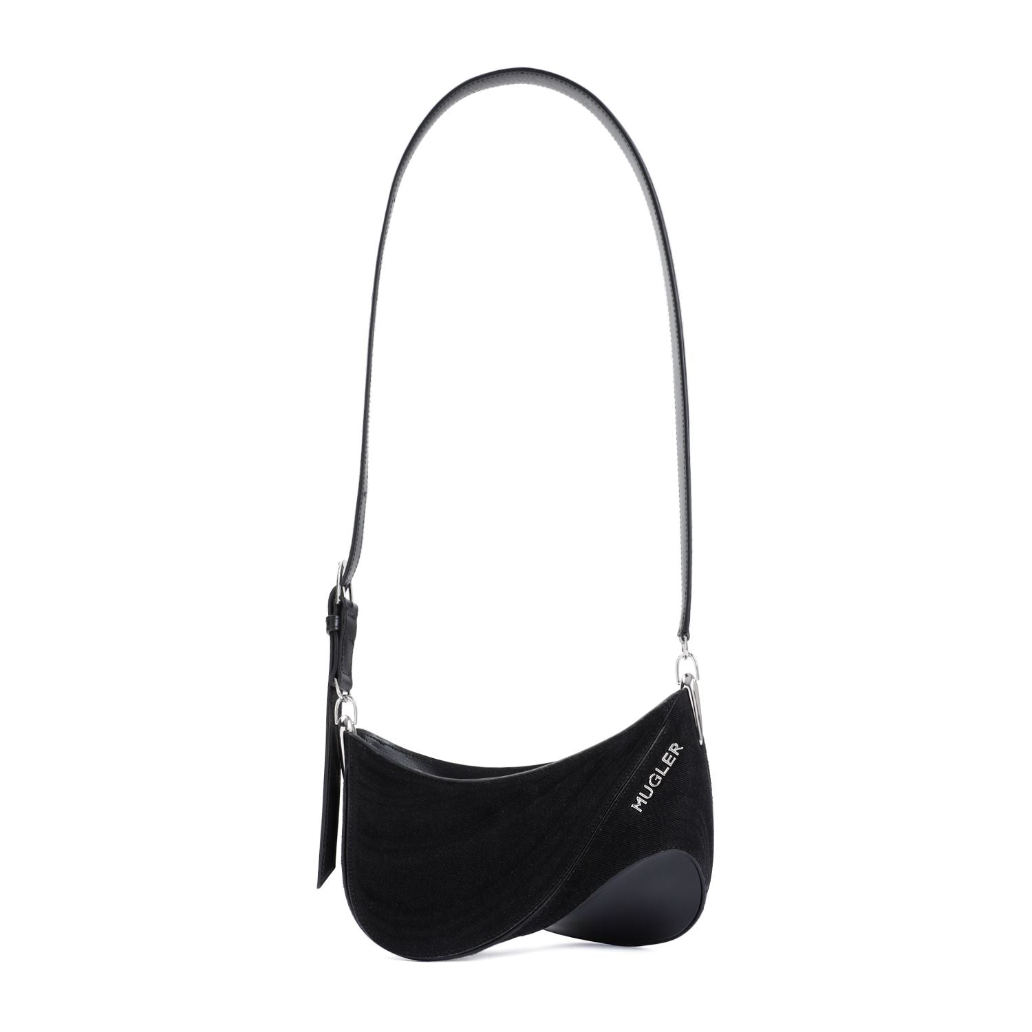MUGLER Curve Mini Handbag 23CM x 15CM x 11CM