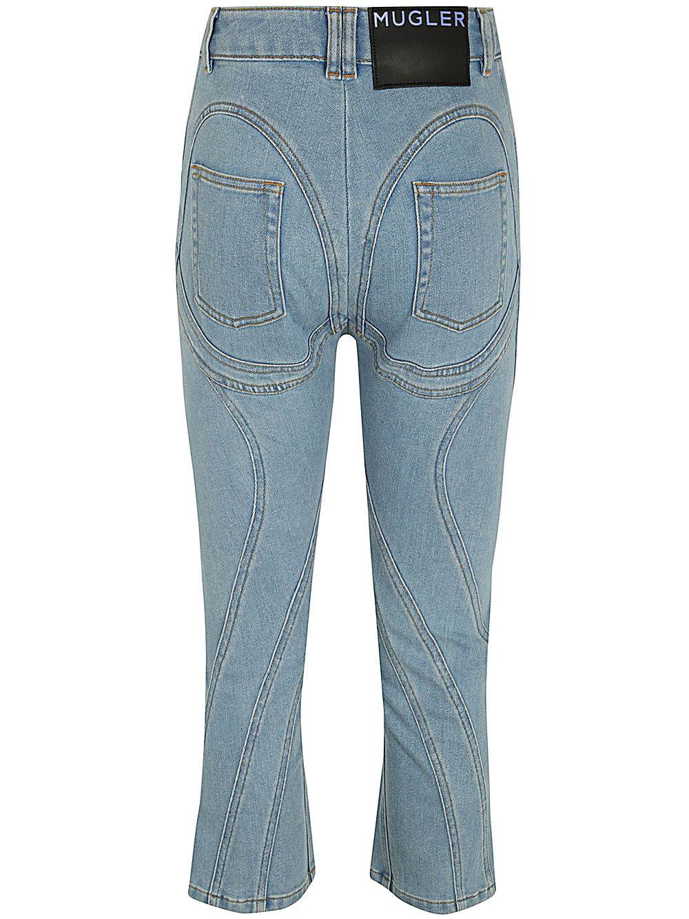 MUGLER High-Waisted Stretch Jeans for Women