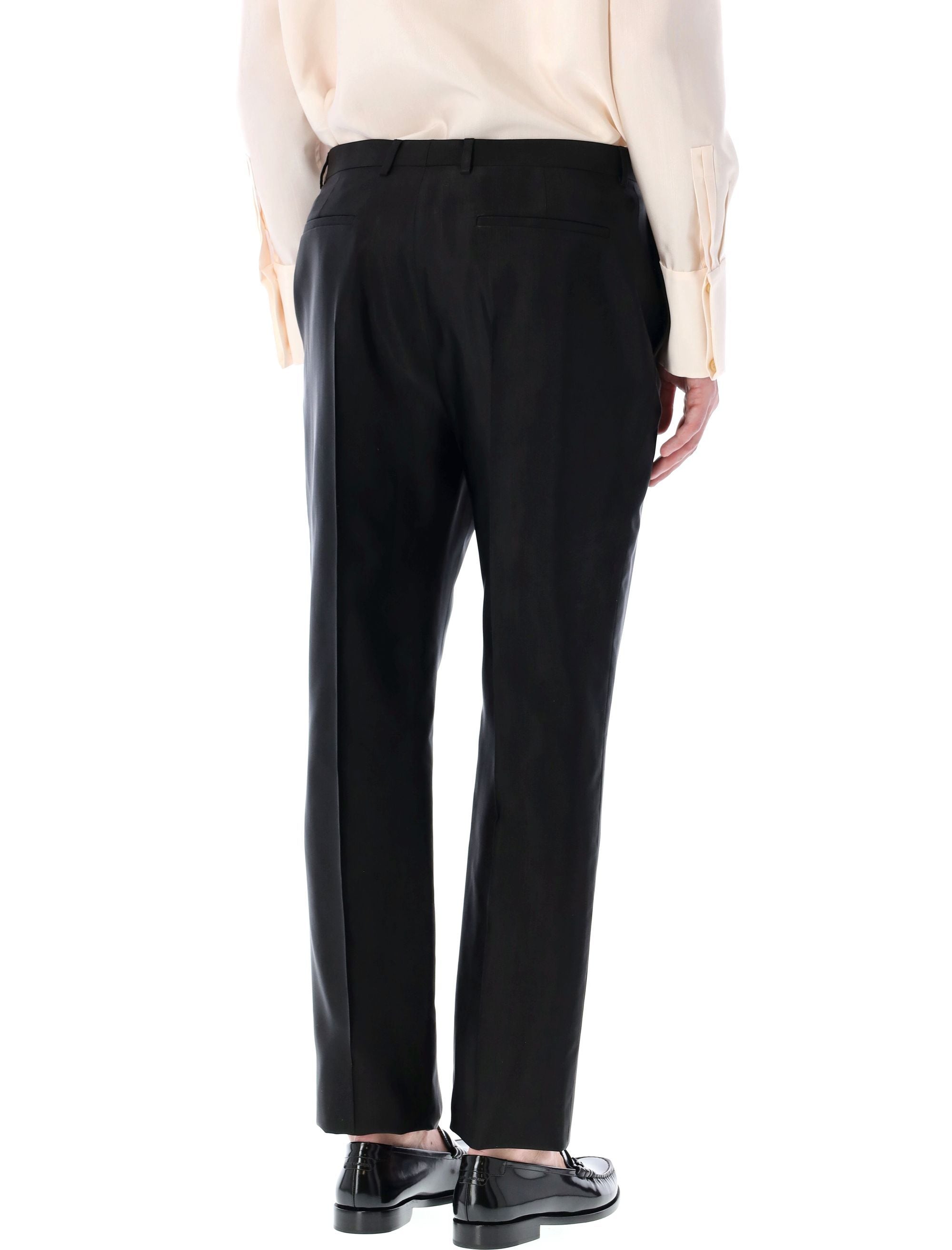 SAINT LAURENT Tailored Faille Pants for Men