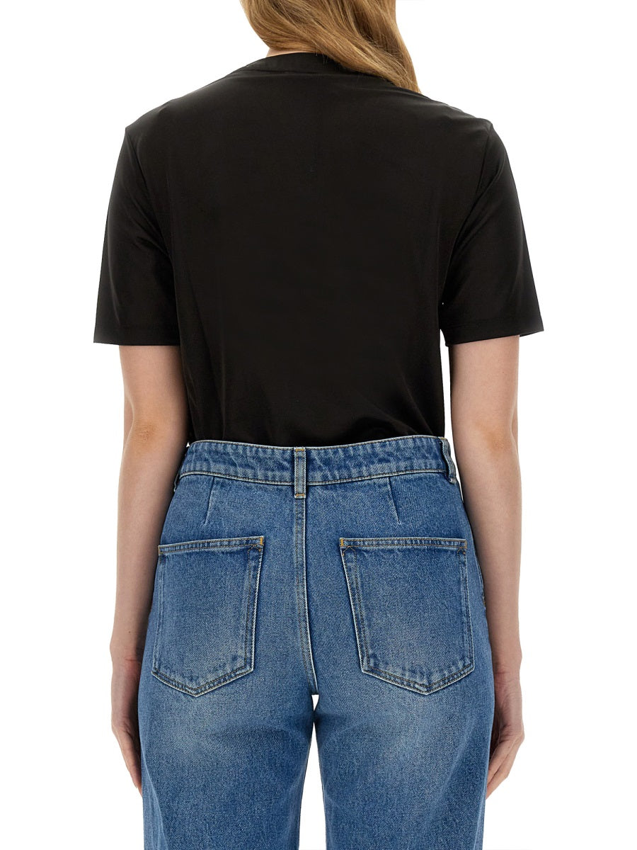 PACO RABANNE Regular Fit Logo T-Shirt for Women - SS24 Collection