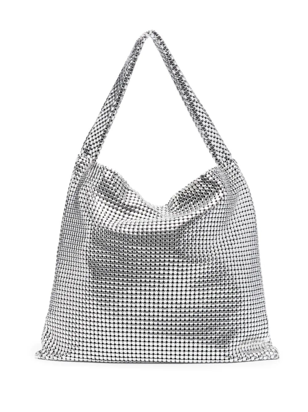 PACO RABANNE Metallic Basket Ville Mini Tote Handbag