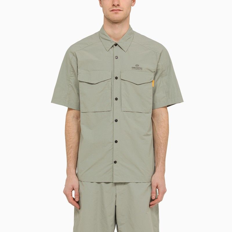 PARAJUMPERS Short Sleeve Mini Pete Shirt in Nylon and Cotton