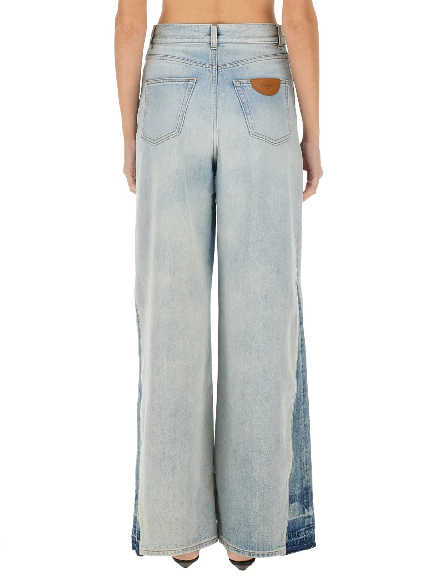 CHLOÉ Wide Leg Jeans 26