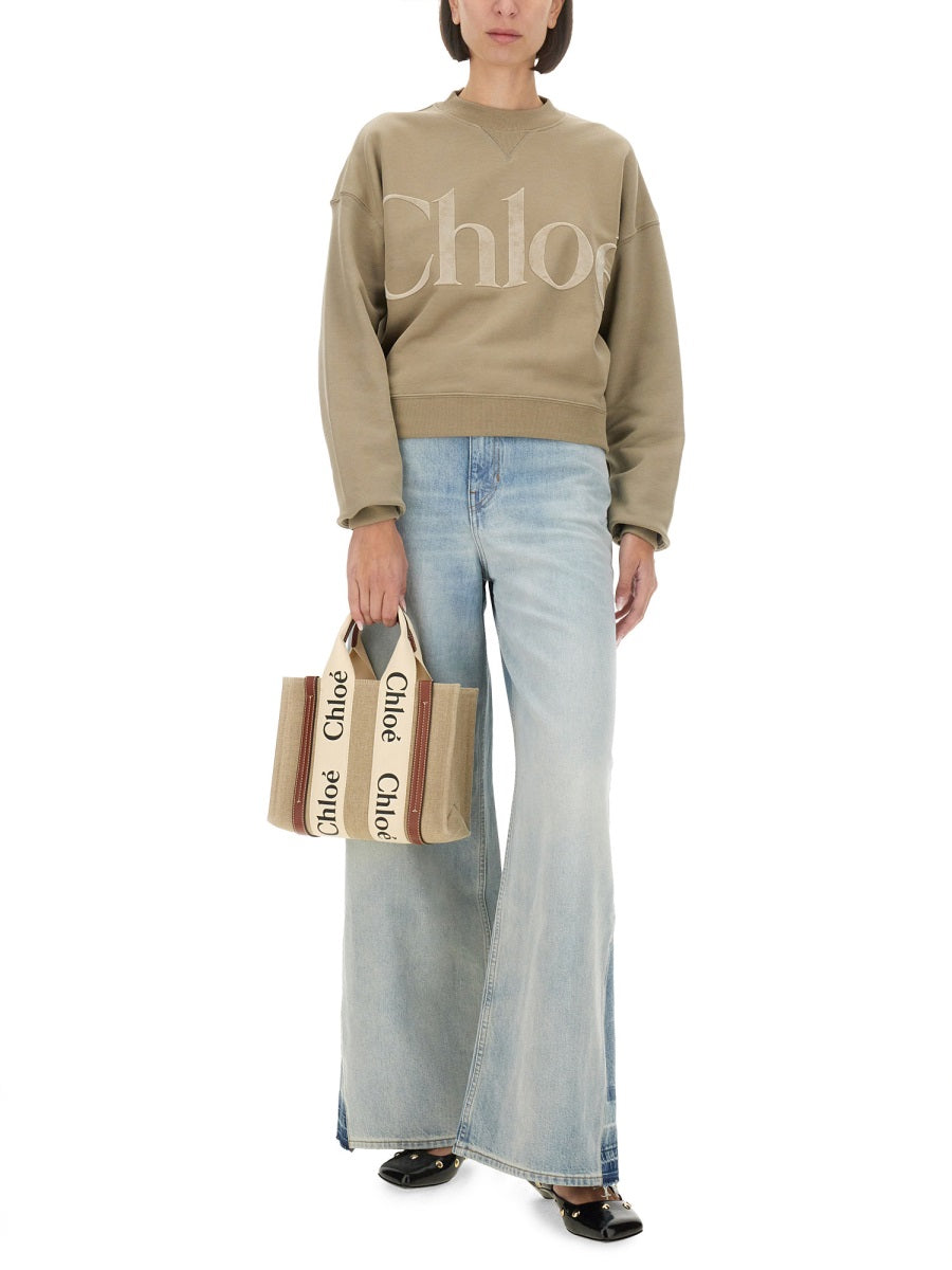 CHLOÉ Logo Decorative Women's Sweatshirt