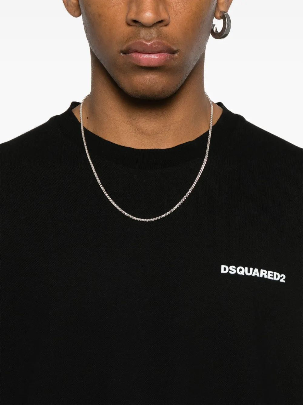 DSQUARED2 Men's Rubber Logo T-Shirt