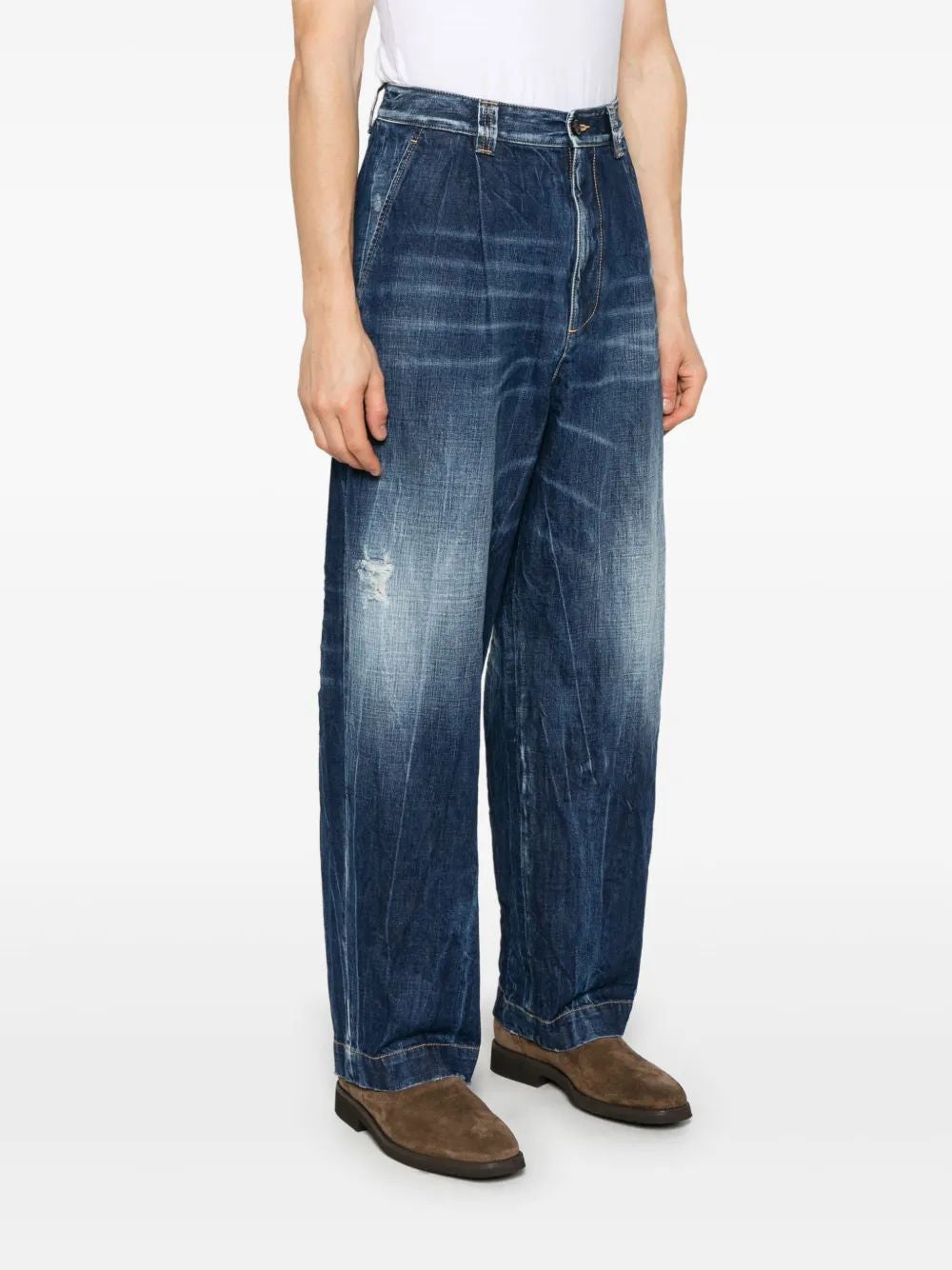 DSQUARED2 Pleat Detail Jeans for Men - SS25 Collection