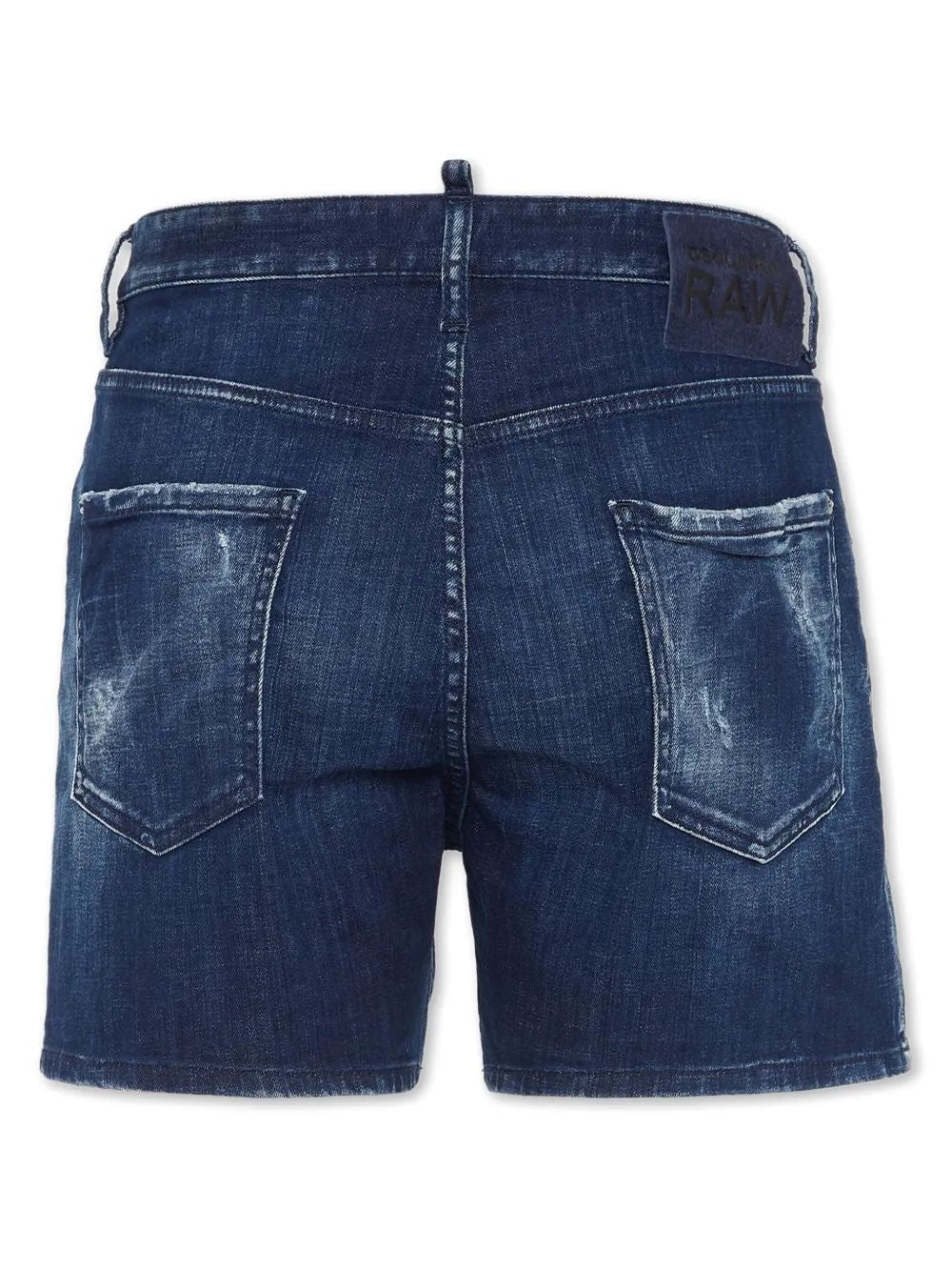 DSQUARED2 Mini Stretch Cotton Denim Shorts
