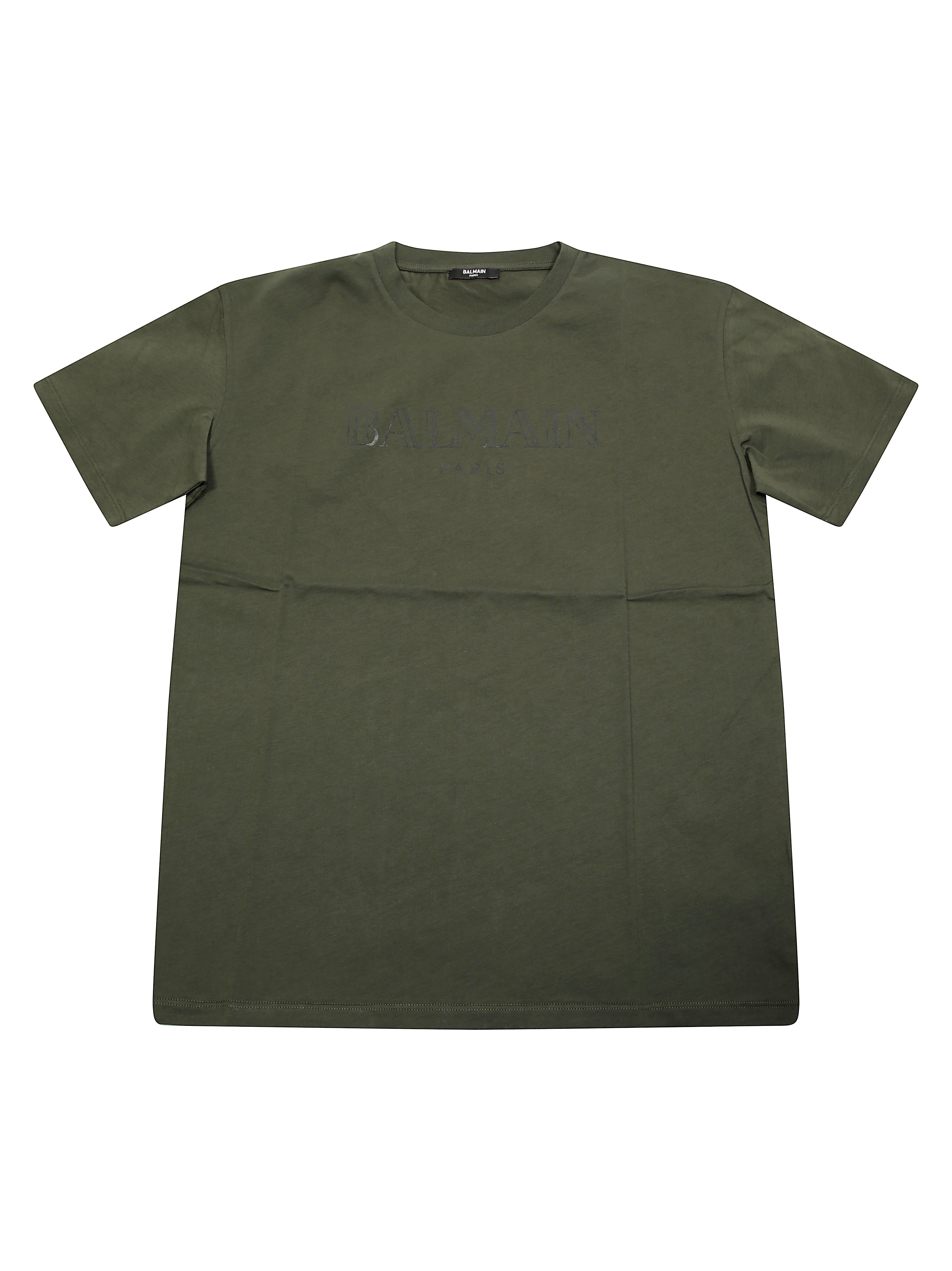 BALMAIN Logo Tone-On-Tone Mini T-Shirt