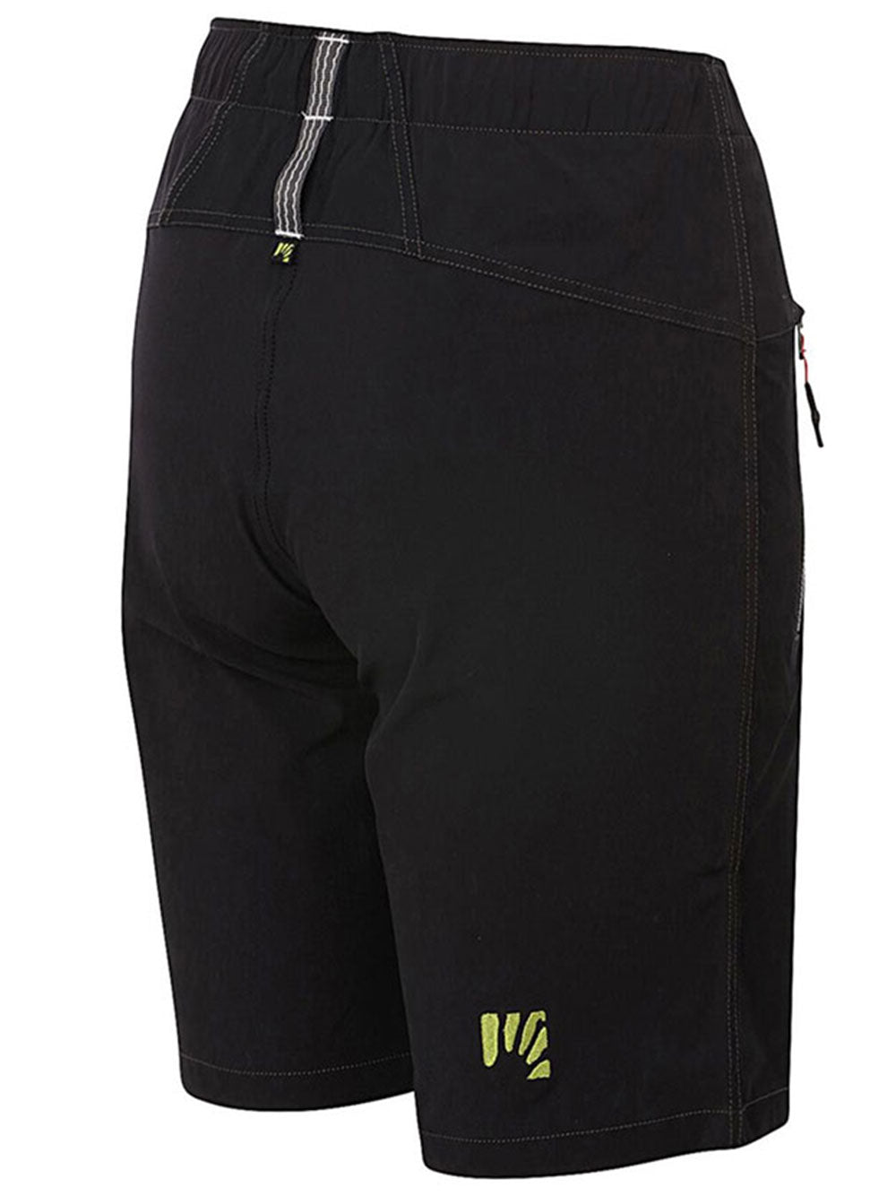 KARPOS Rock Black Mini Bermuda Shorts for Women