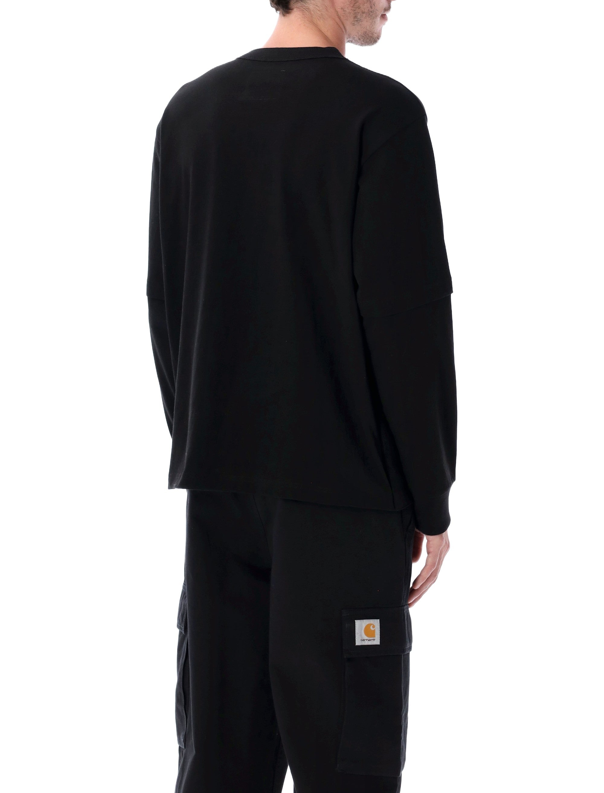 SACAI X CARHARTT WIP Hybrid Long-Sleeve Pocket T-Shirt