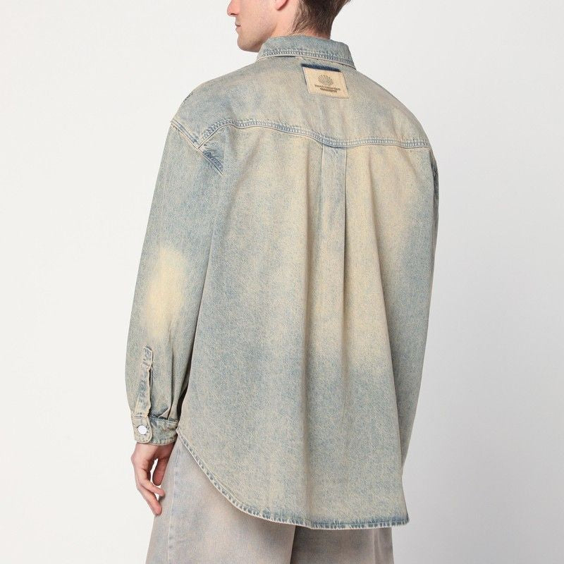 NEW AMSTERDAM SURF ASSOCIATION Faded Denim Shirt for Men