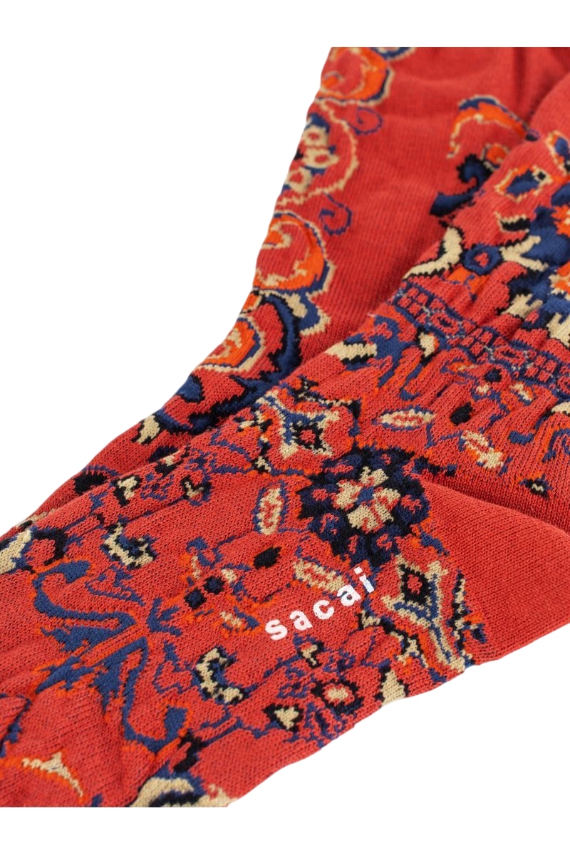 SACAI Floral Patterned Women's Socks - Fall/Winter 2025