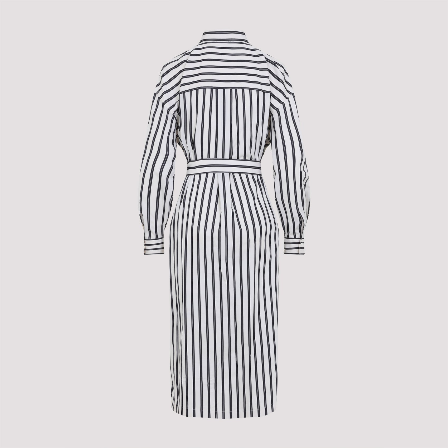 BRUNELLO CUCINELLI Striped Midi Dress