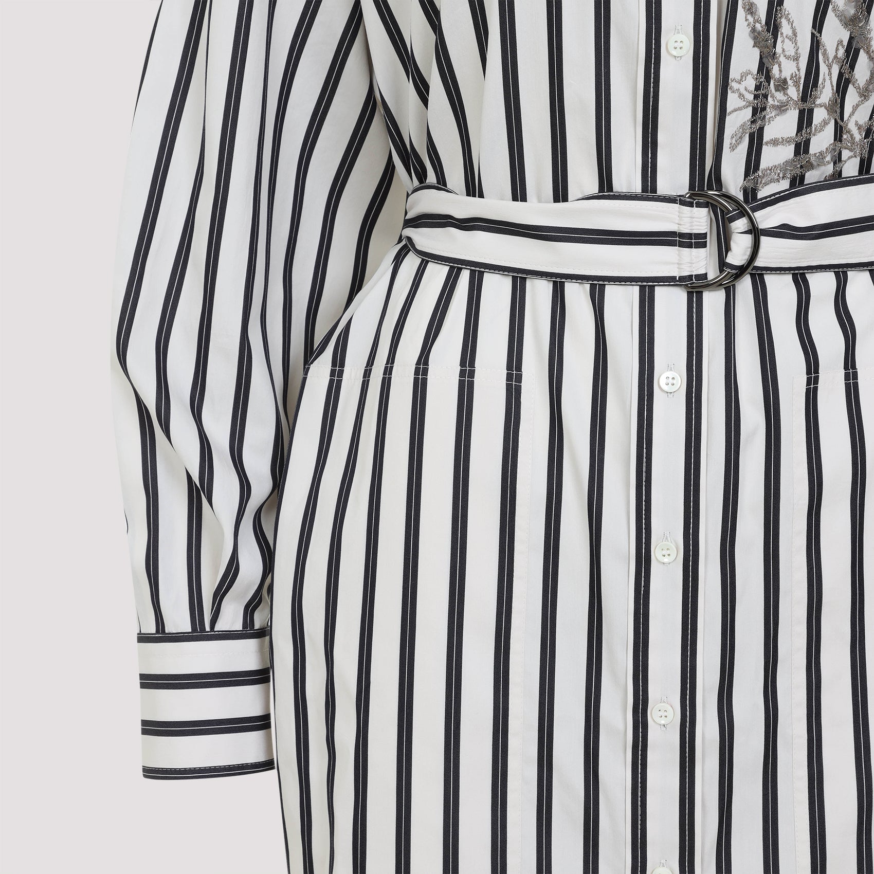 BRUNELLO CUCINELLI Striped Midi Dress
