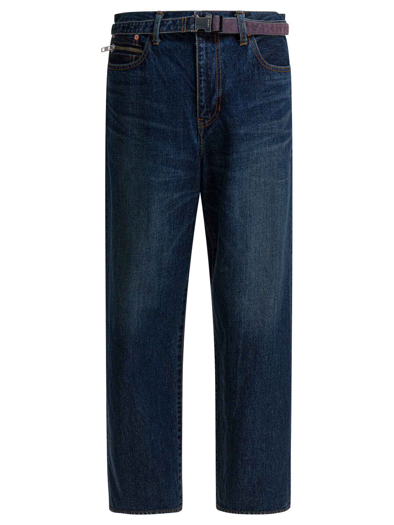 SACAI Relaxed Fit Mid Rise Jeans for Men