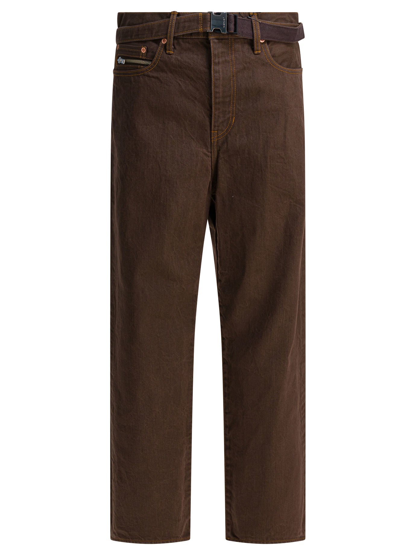 SACAI Relaxed Fit Mid Rise Jeans for Men