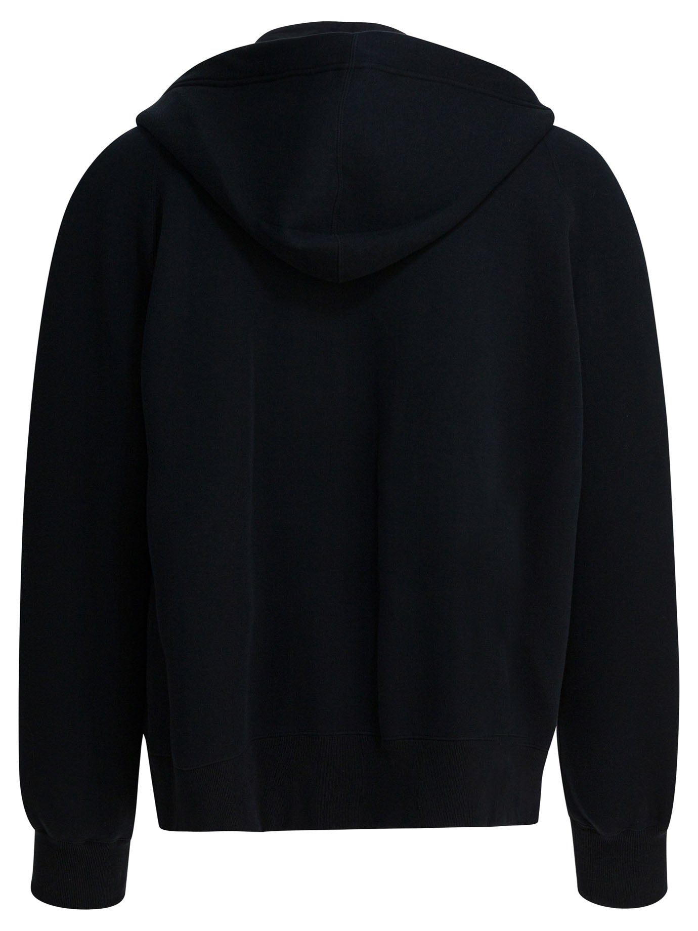 SACAI Cotton Blend Sweatshirt with Grosgrain Hoodie - Men