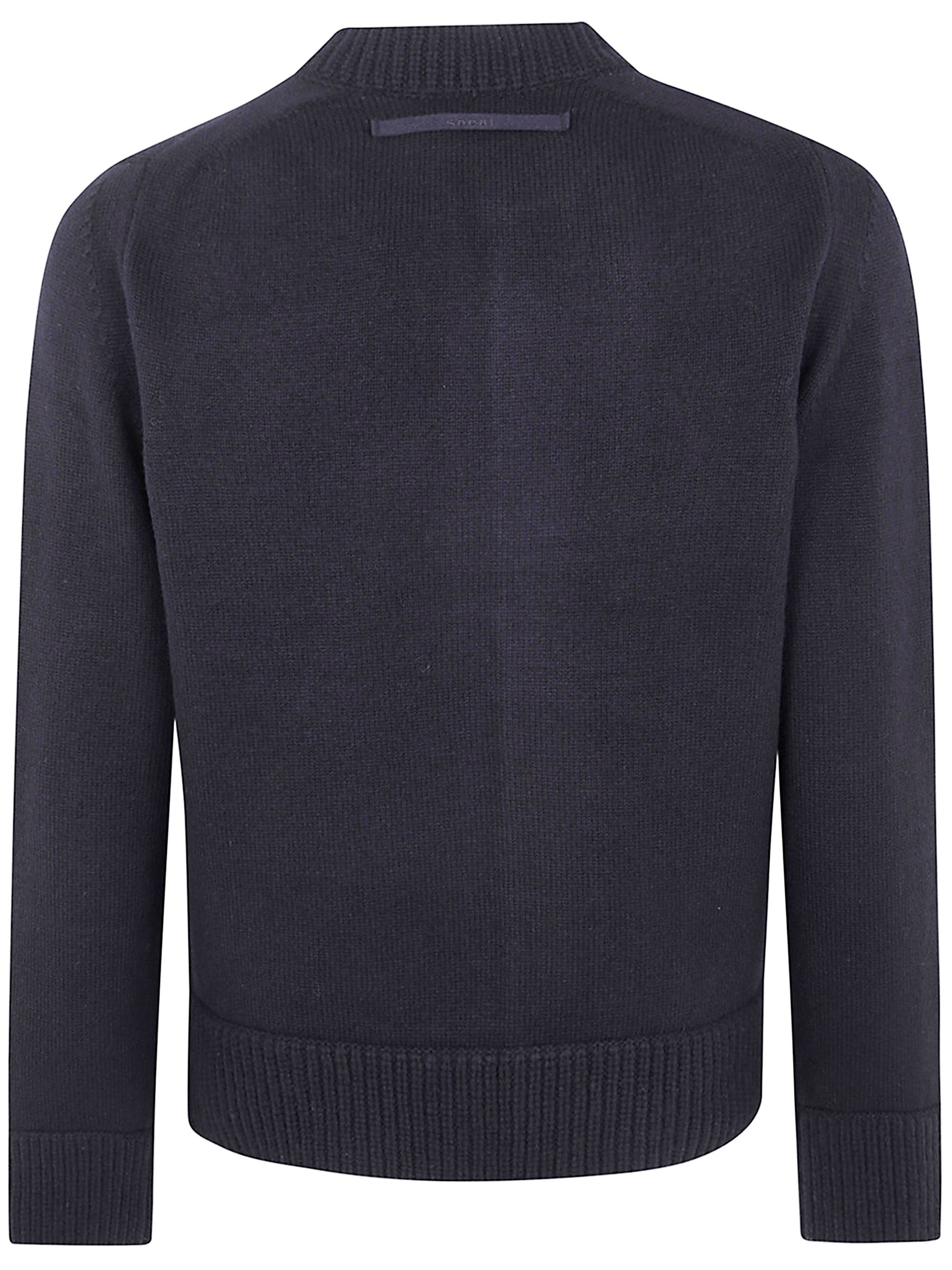 SACAI Wool Knit Blouson for Men
