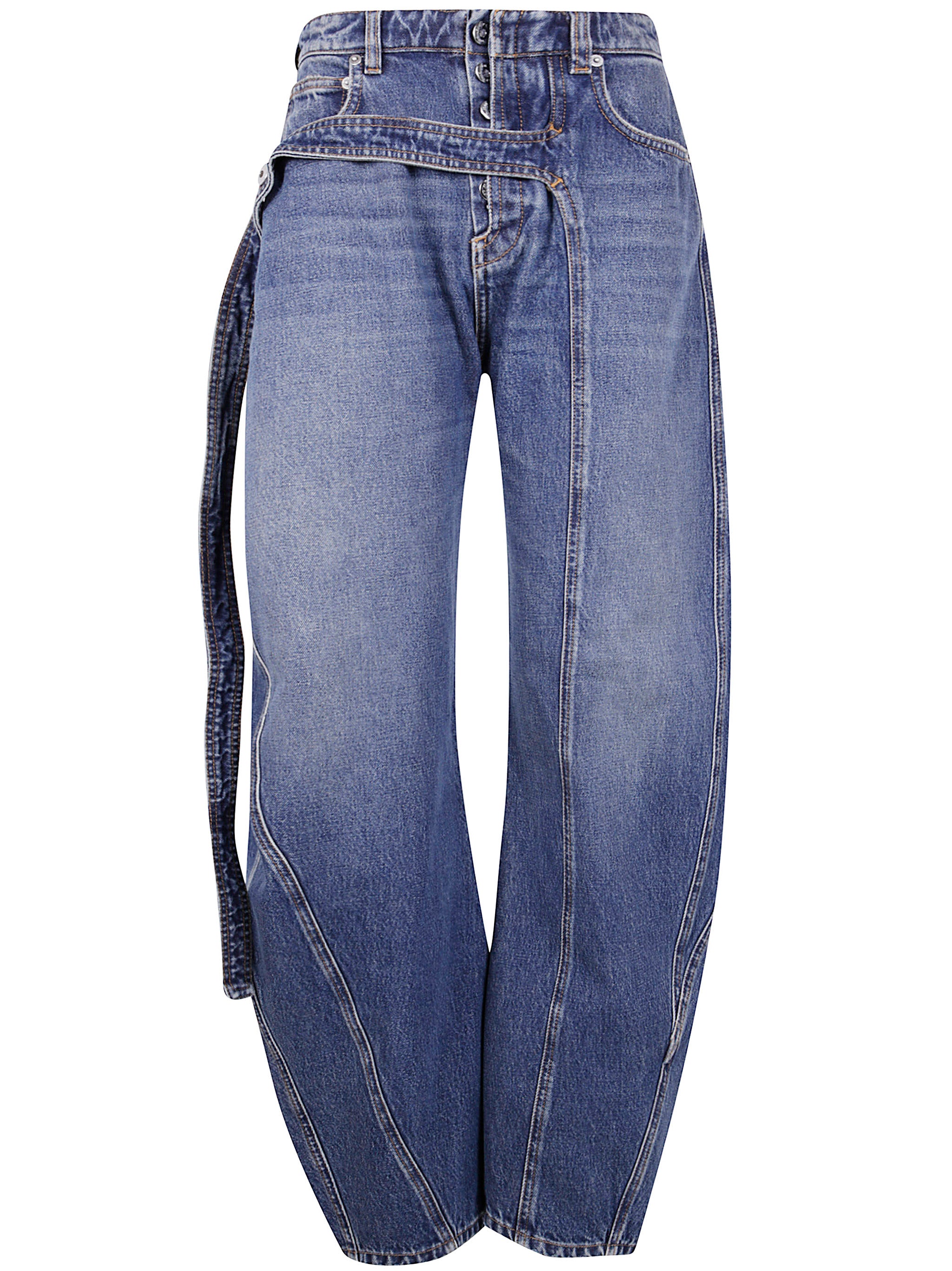 JEAN PAUL GAULTIER Low Waisted Jean with Strap Detail