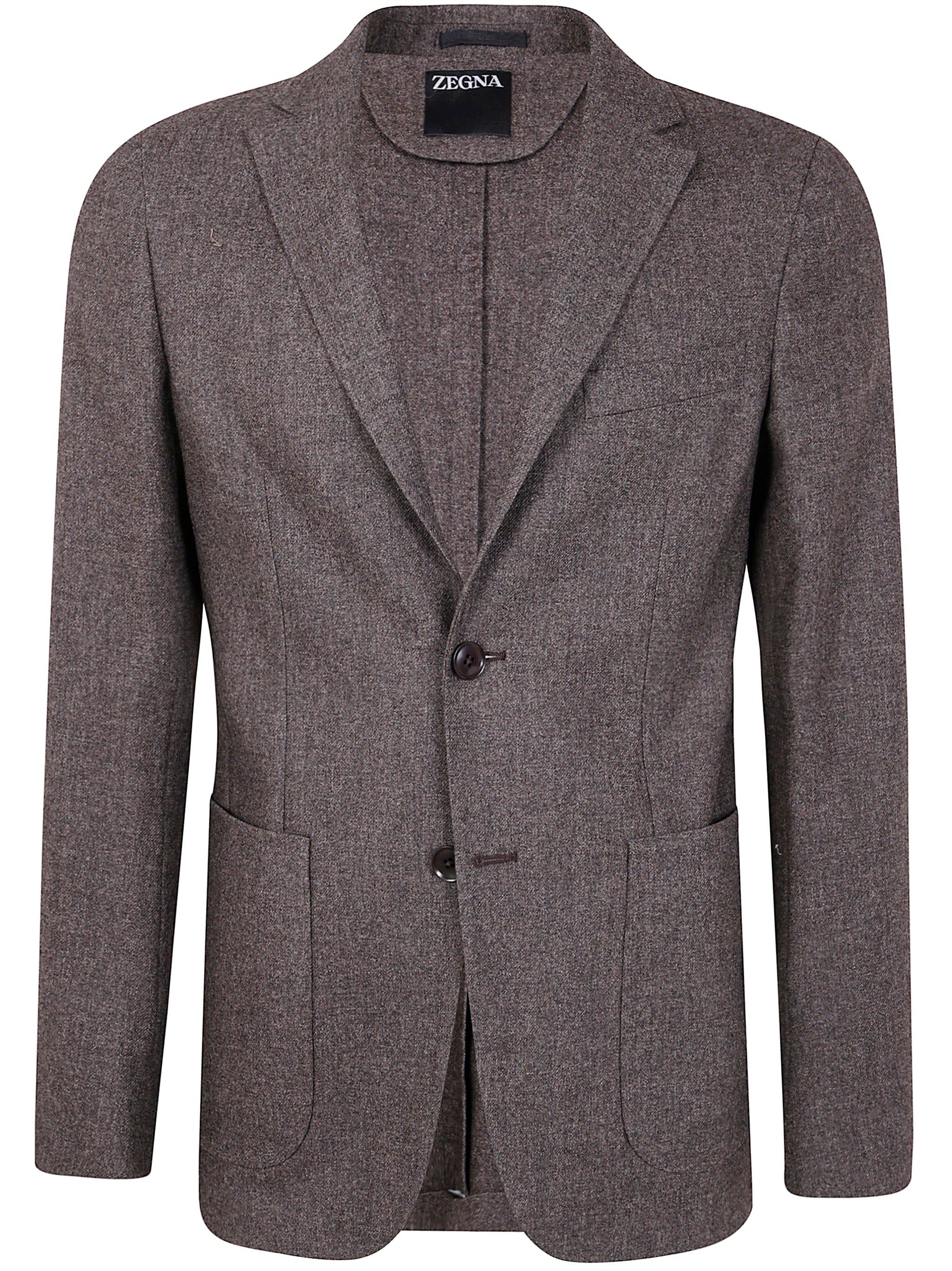 ZEGNA Wool-Cotton & Cashmere Men's Jacket